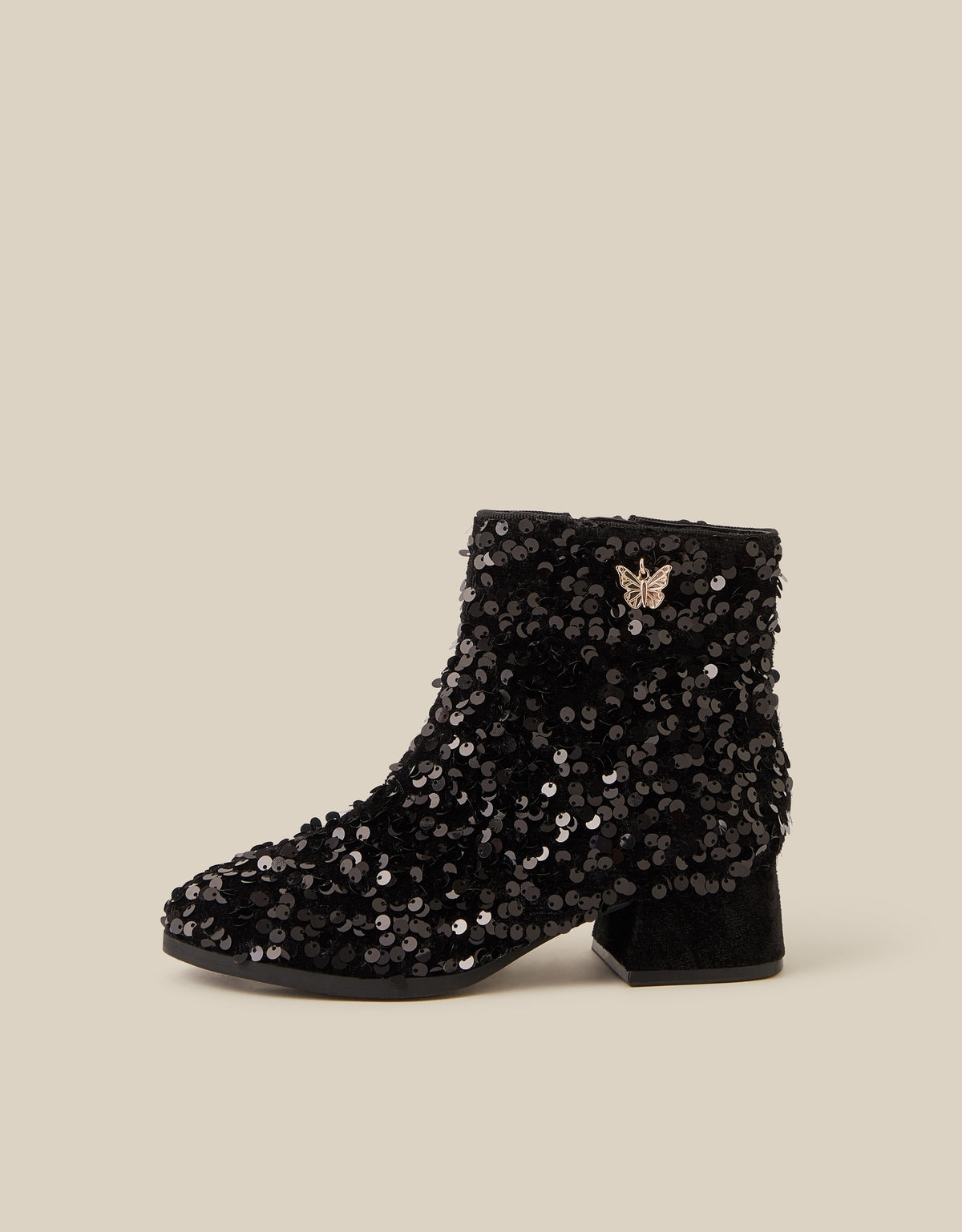 CIZME - BLACK SEQUIN PARTY BOOT