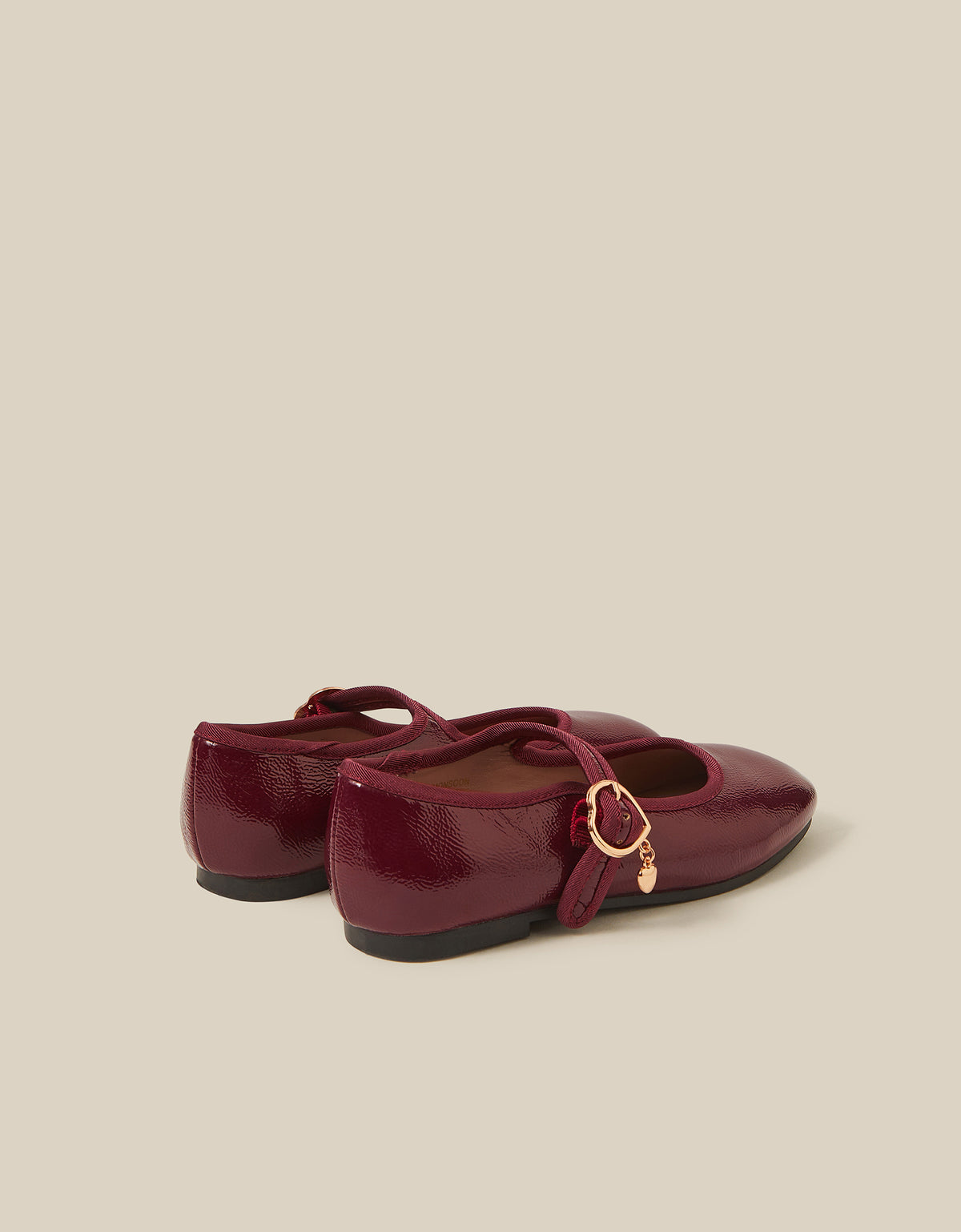 BALETANKE - BURGUNDY PANTNT BALLERINA
