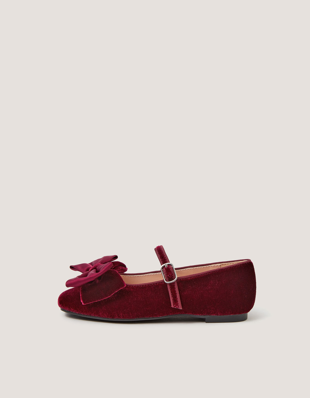BALETANKE - BURG VELVET BOW PEARL BAL