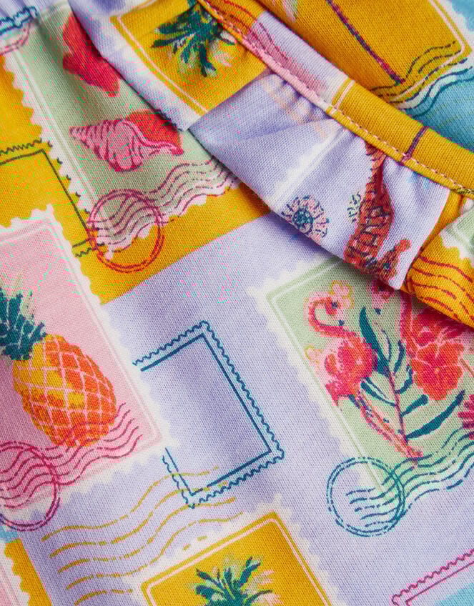 KOMBINEZON - STAMP PRINT PLAYSUIT