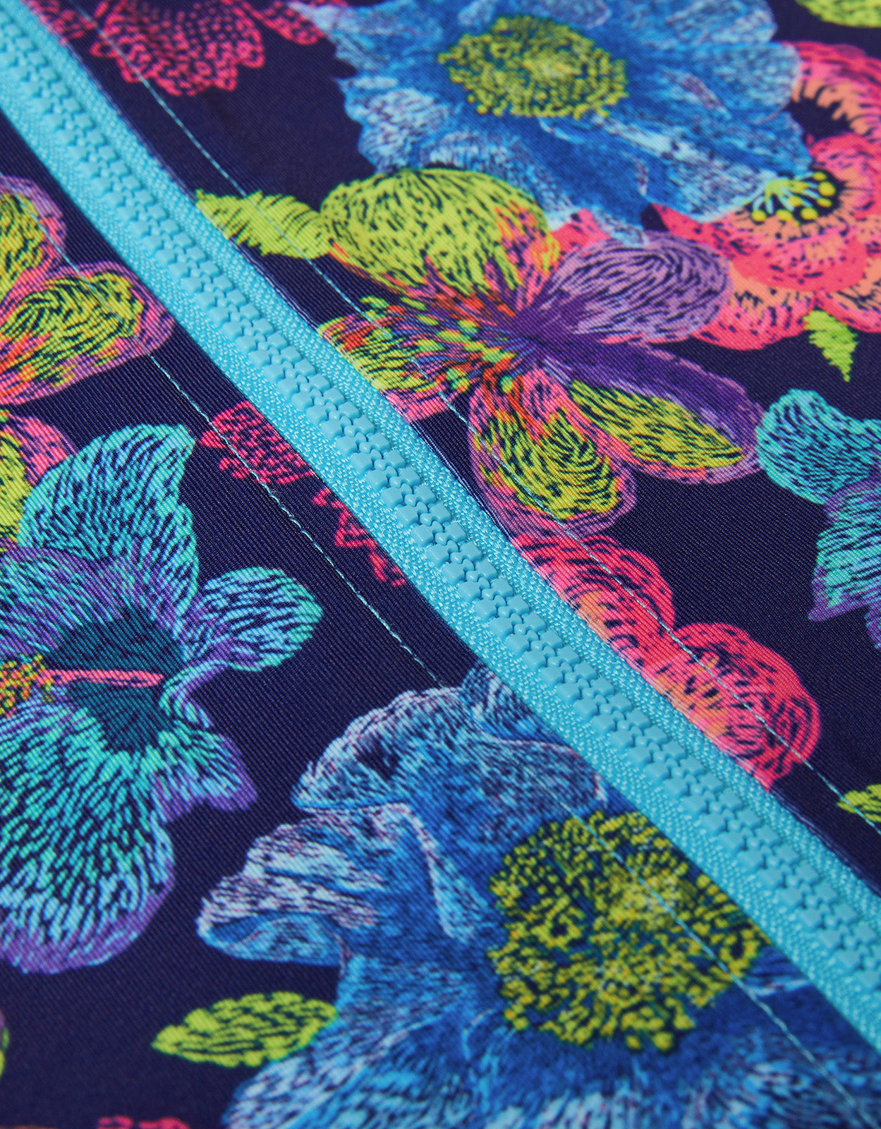 KUPACI KOSTIM - SKETCHY FLORAL UPF50 TOP