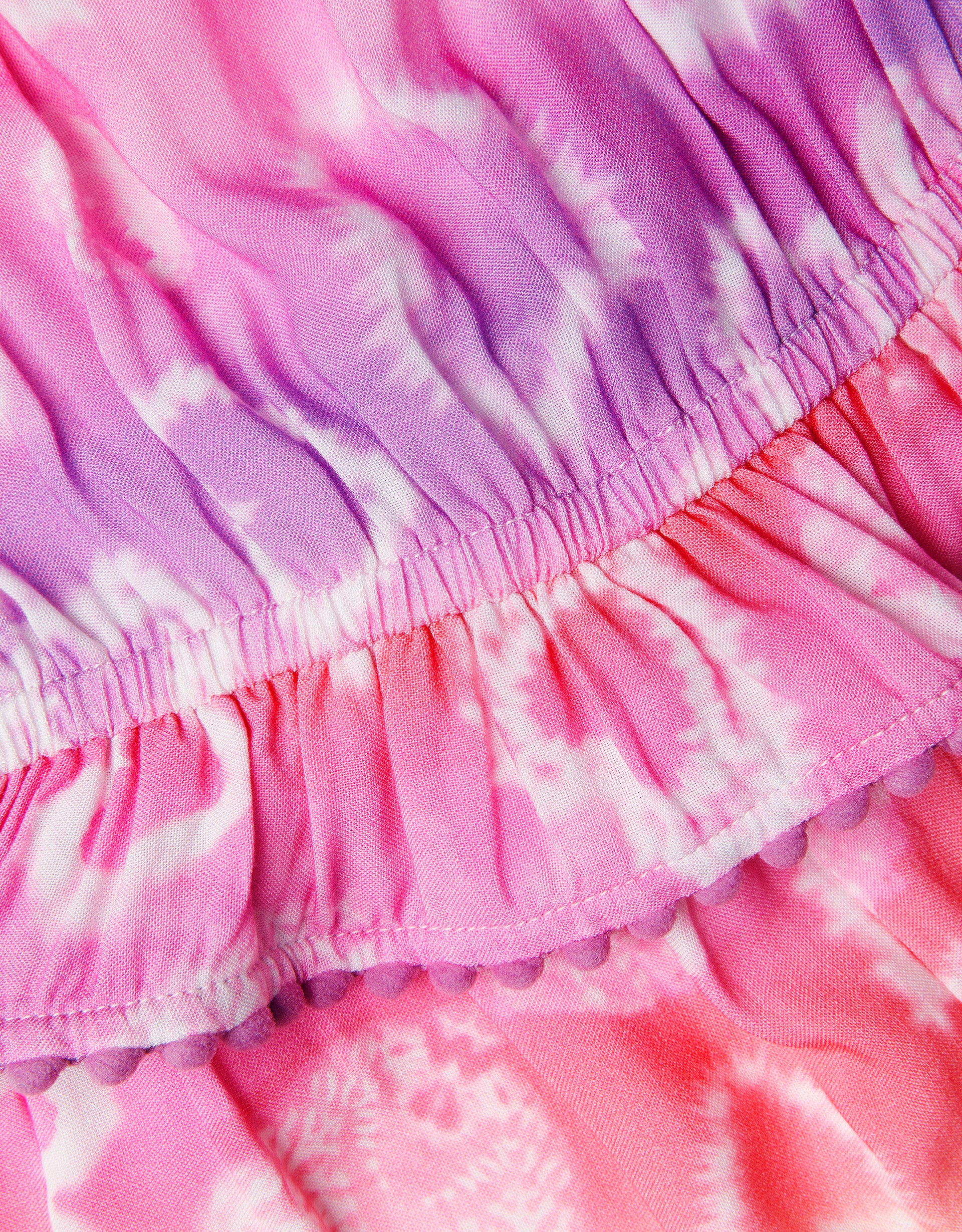 KOMBINEZON - TIE DYE HEART PLAYSUIT