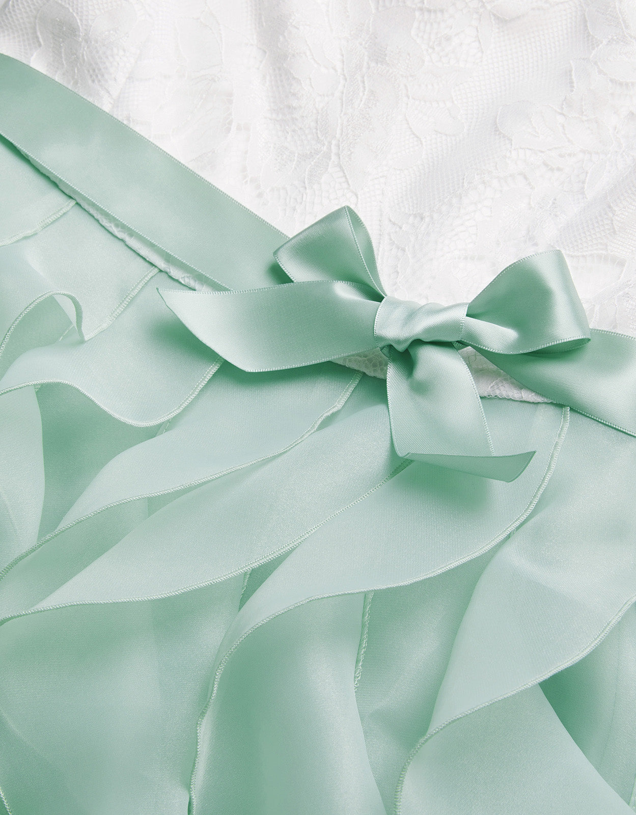 HALJINA - LACE CANCAN RUFFLE DRESS