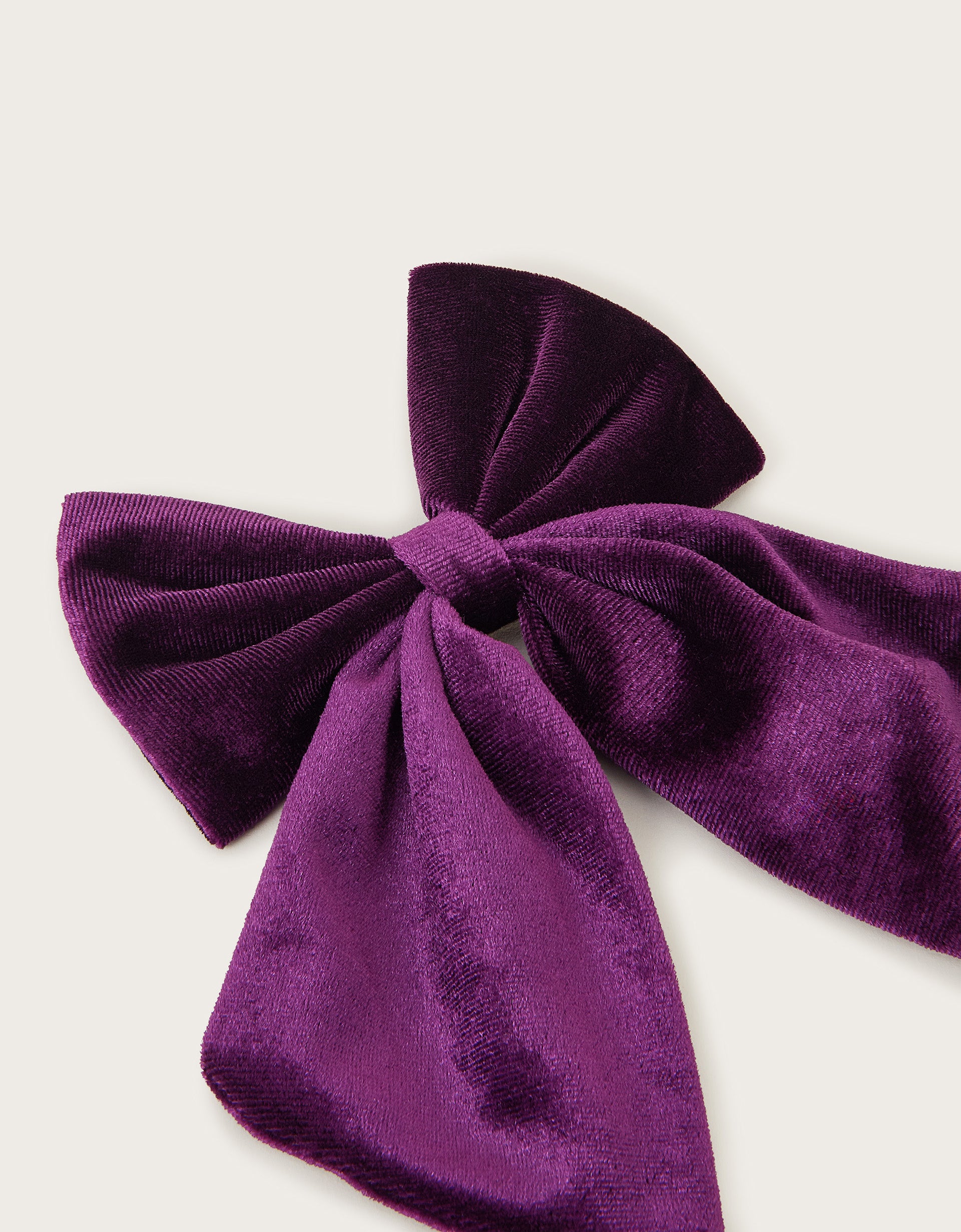 MASNA ZA KOSU - VELVET LONG BOW TIE CLIP