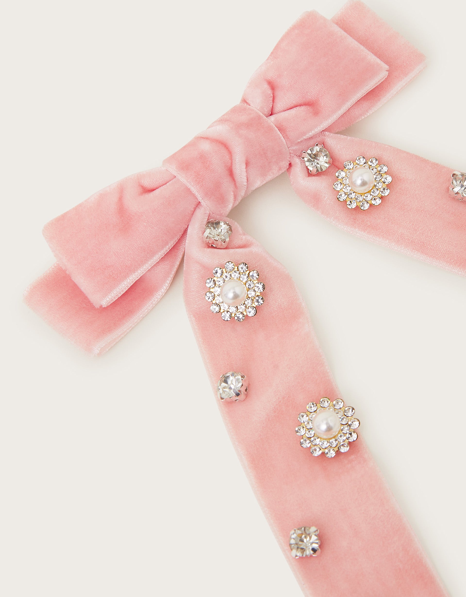 MASNA ZA KOSU - VELVET EMBELLISHED BOW CL