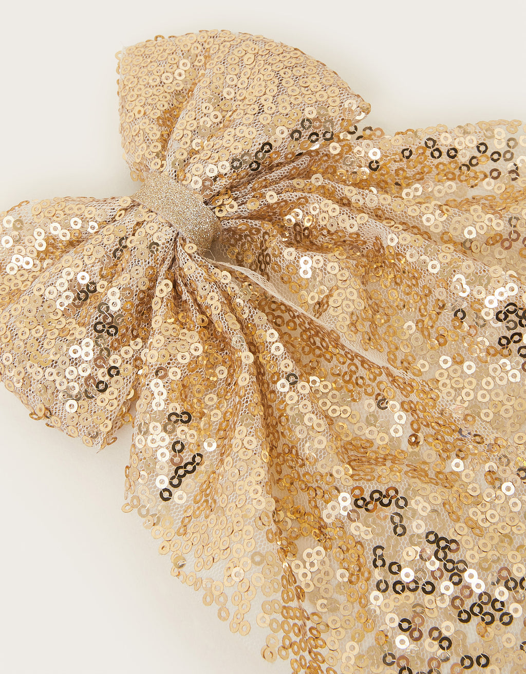 MASNA ZA KOSU - SEQUIN LONG TIE BOW CLIP