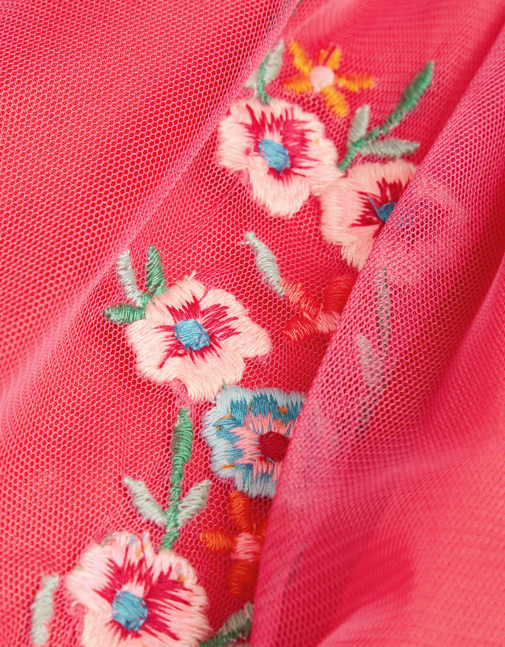 HALJINA - EMBROIDERED MESH DRESS