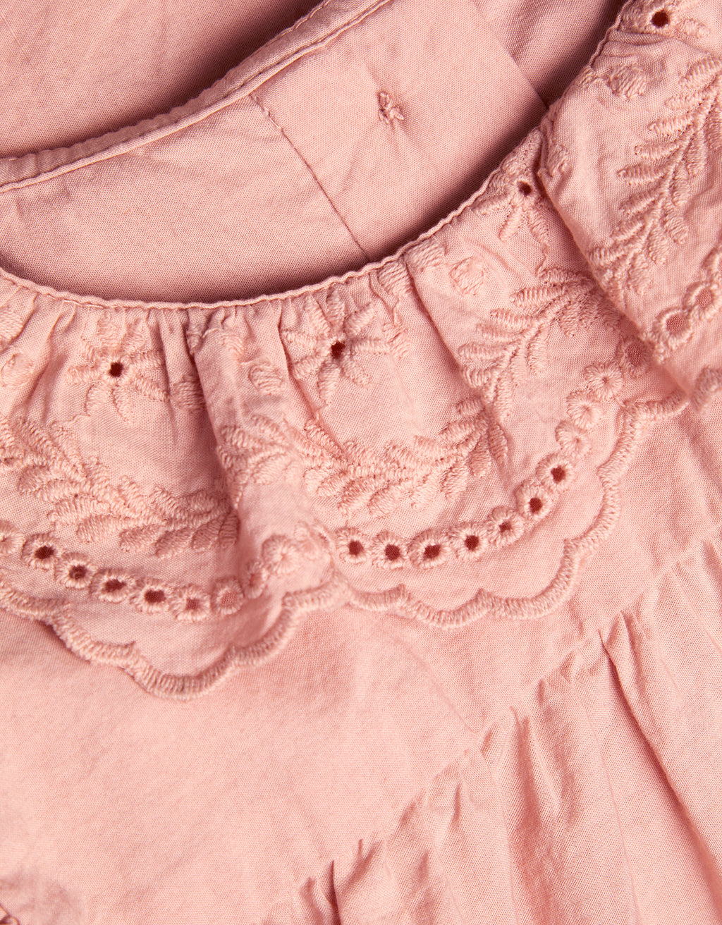 SET - PEACH BROIDERIE SET