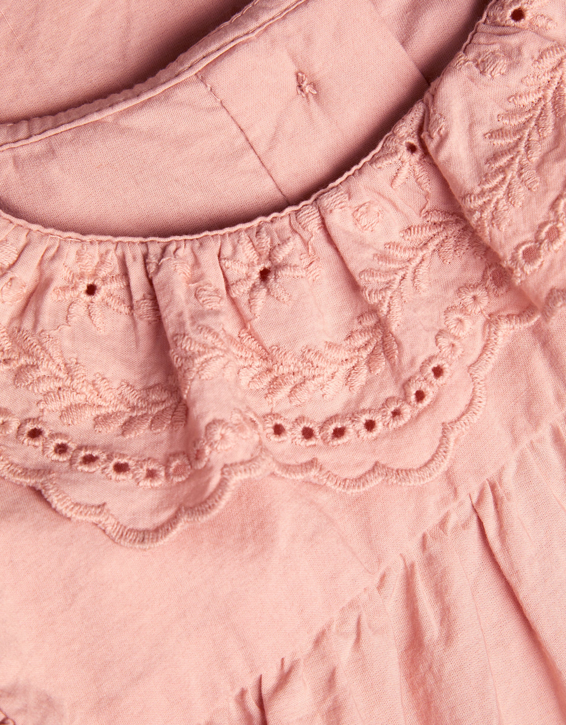 SET - PEACH BROIDERIE SET