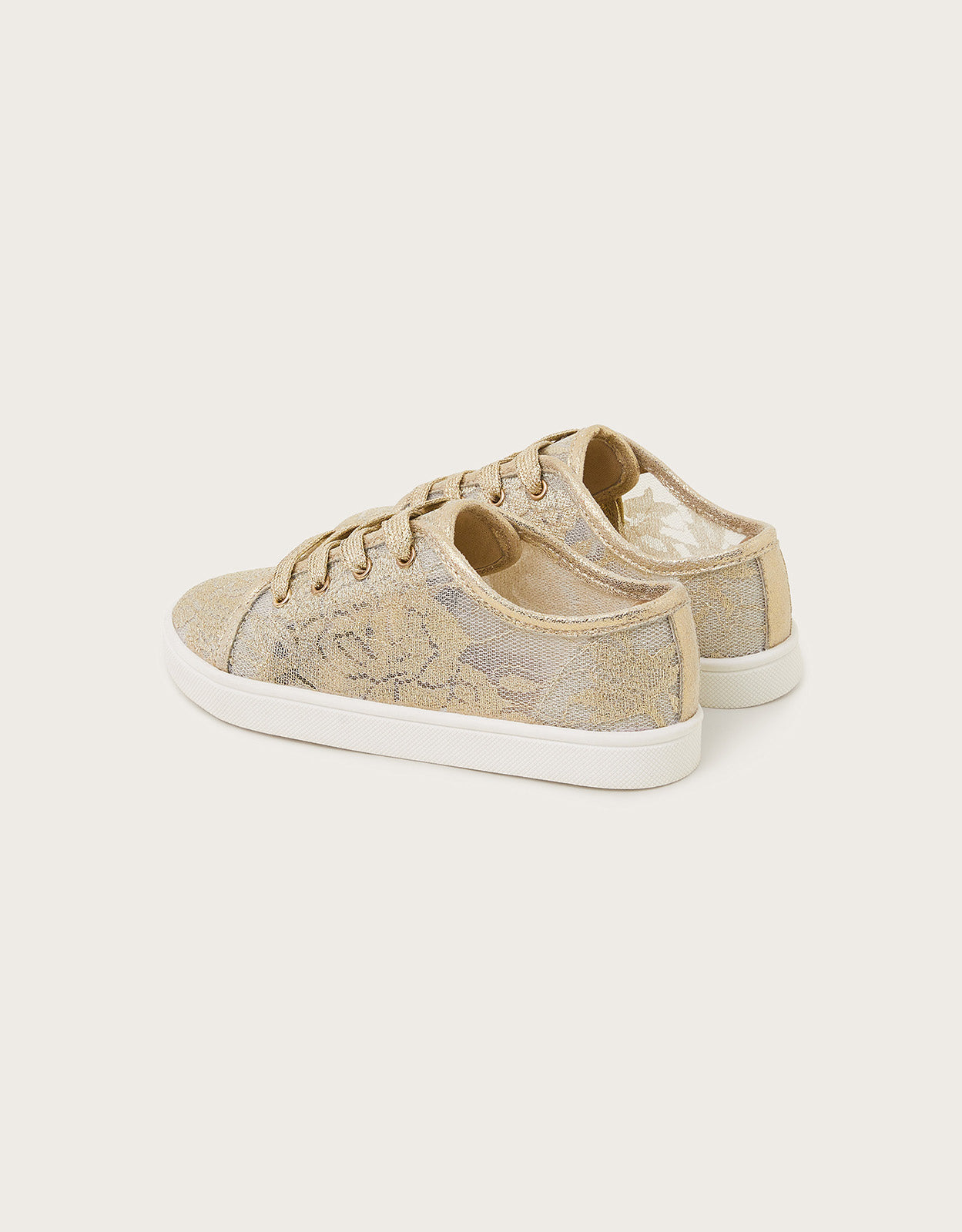 PATIKE - GOLD SPARKLE LACE TRAINER