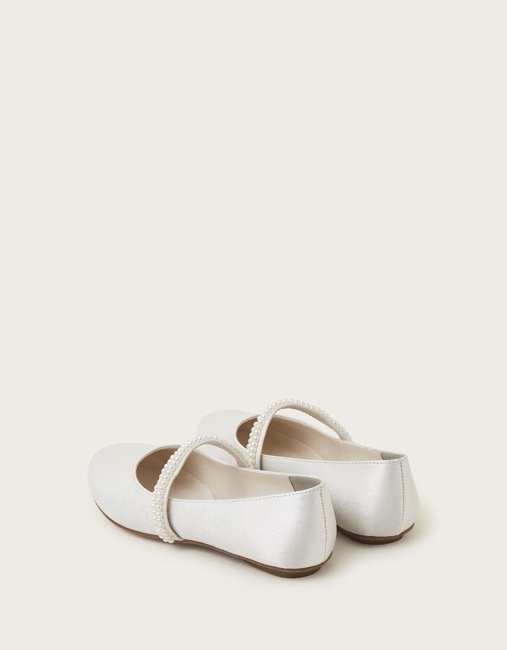 BALETANKE - IVORY PEARL STRAP BALLERI