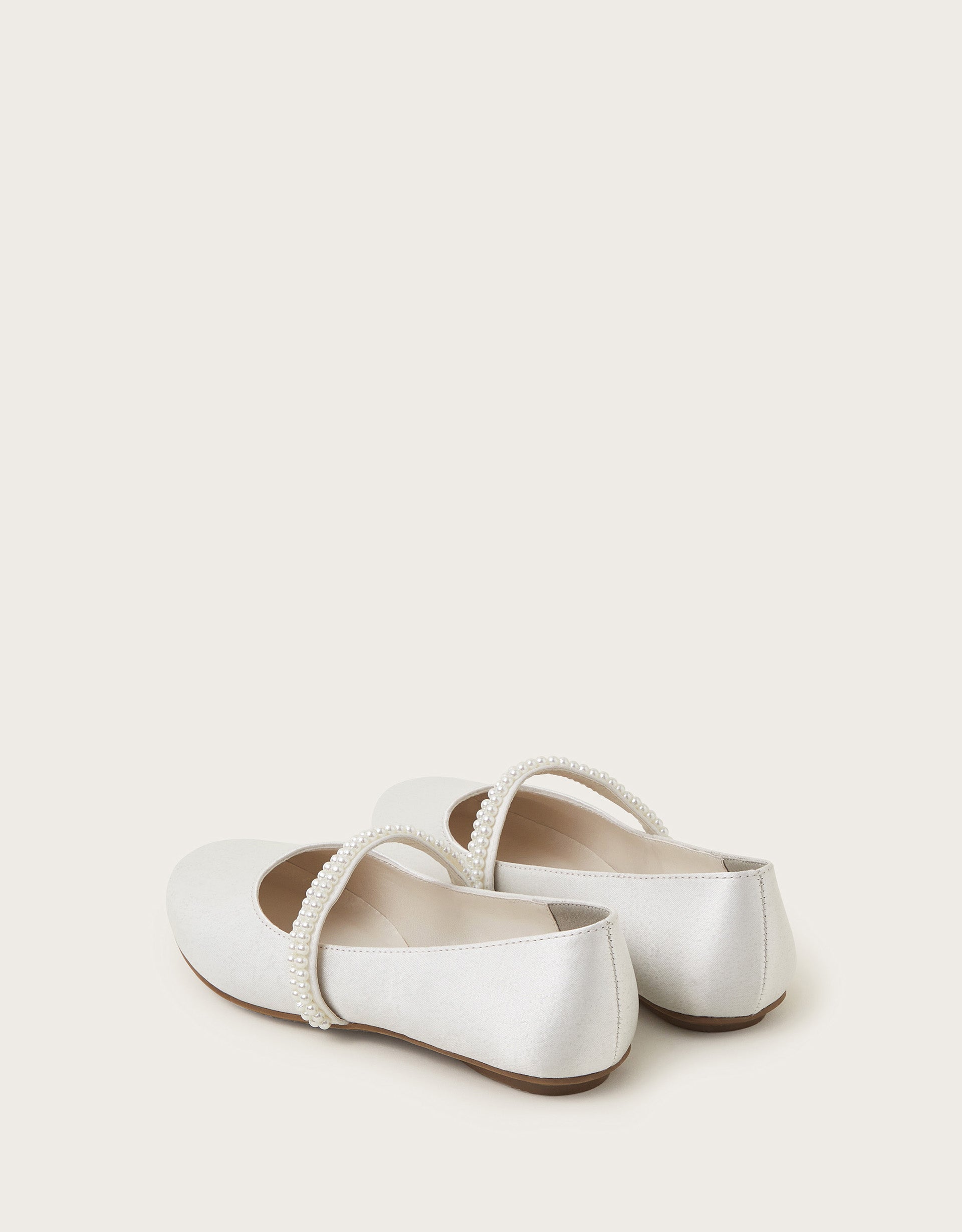 BALETANKE - IVORY PEARL STRAP BALLERI