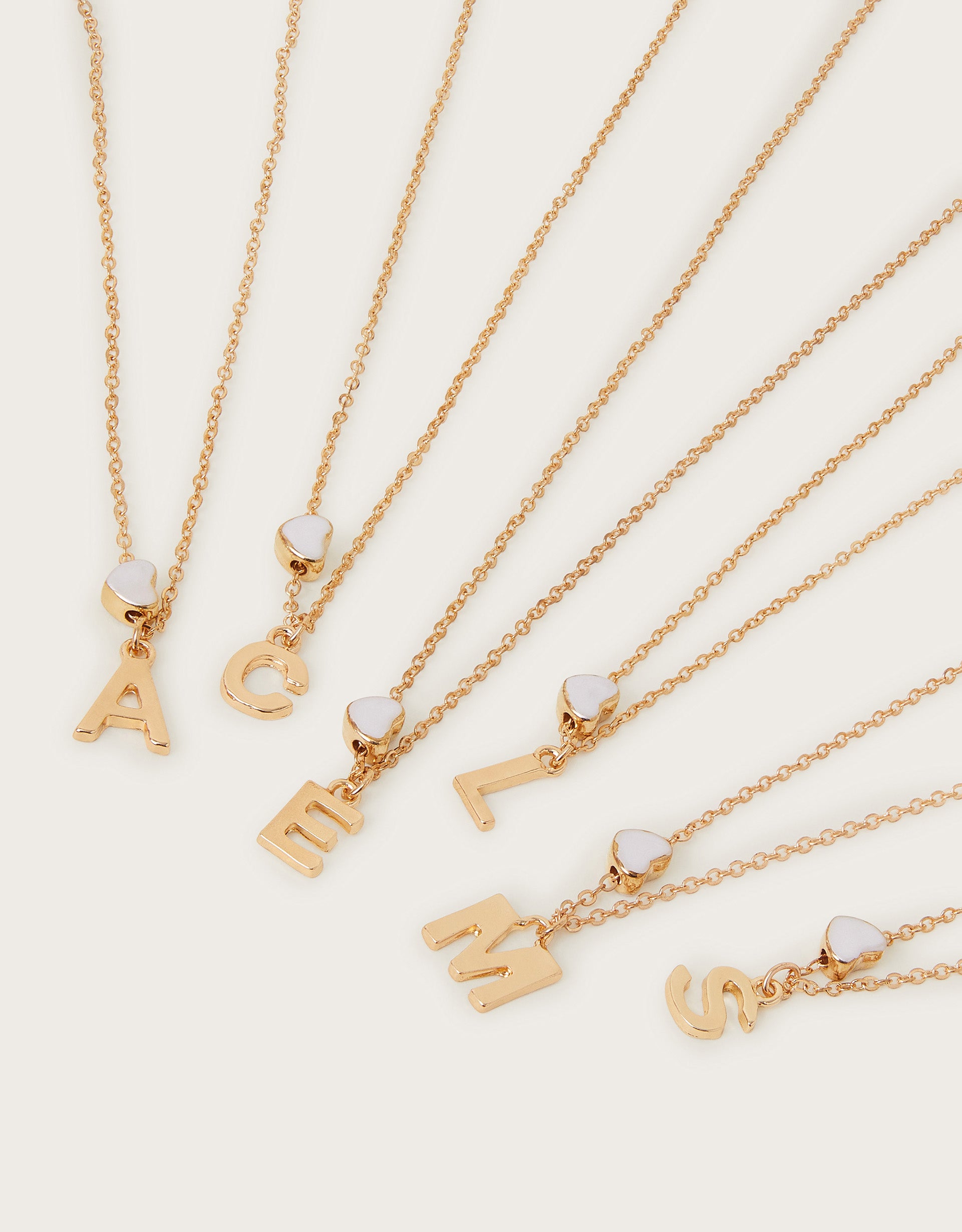 OGRLICA - INITIAL' NECKLACE WITH PO