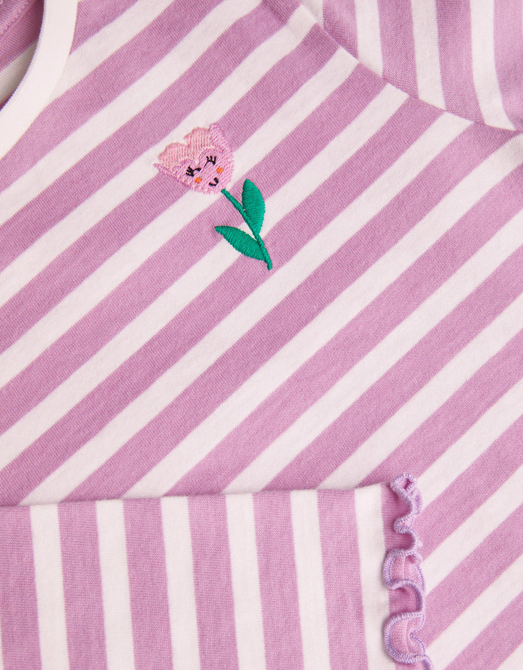 MAJICA - 3/4 SLEEVES STRIPE TOP