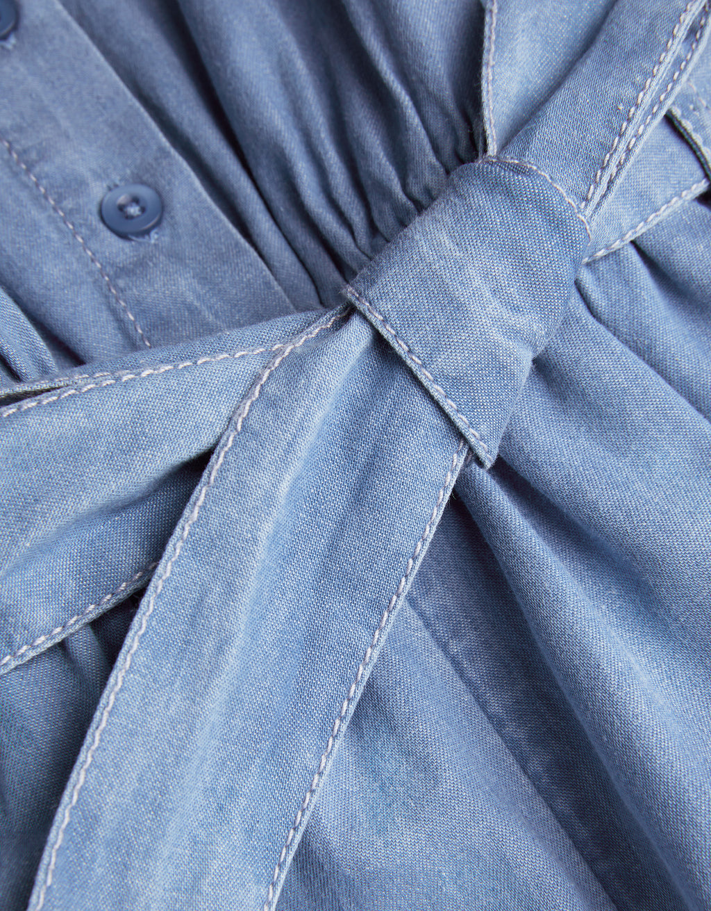 KOMBINEZON - CHAMBRAY EMB BELTED PLAYS