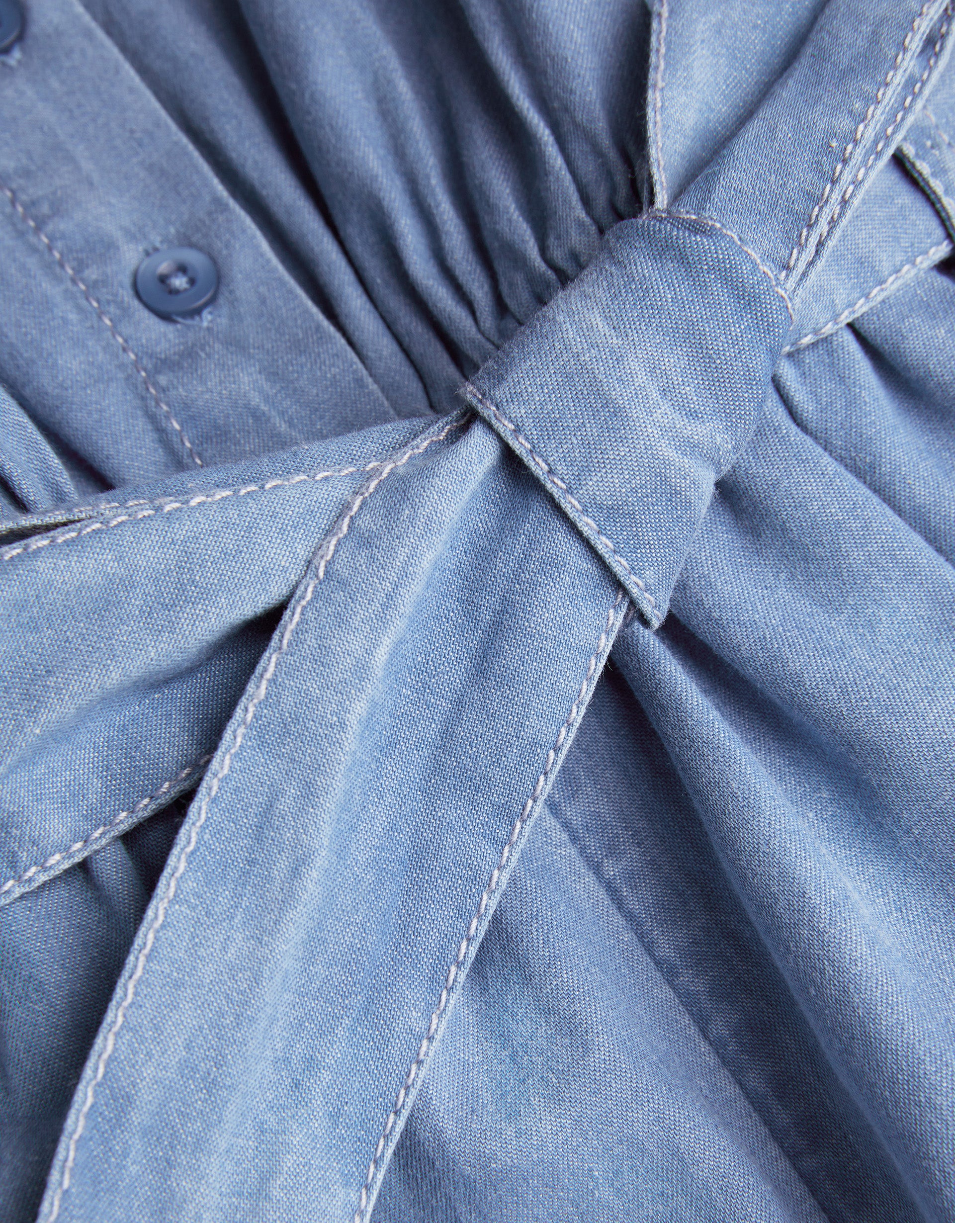 KOMBINEZON - CHAMBRAY EMB BELTED PLAYS