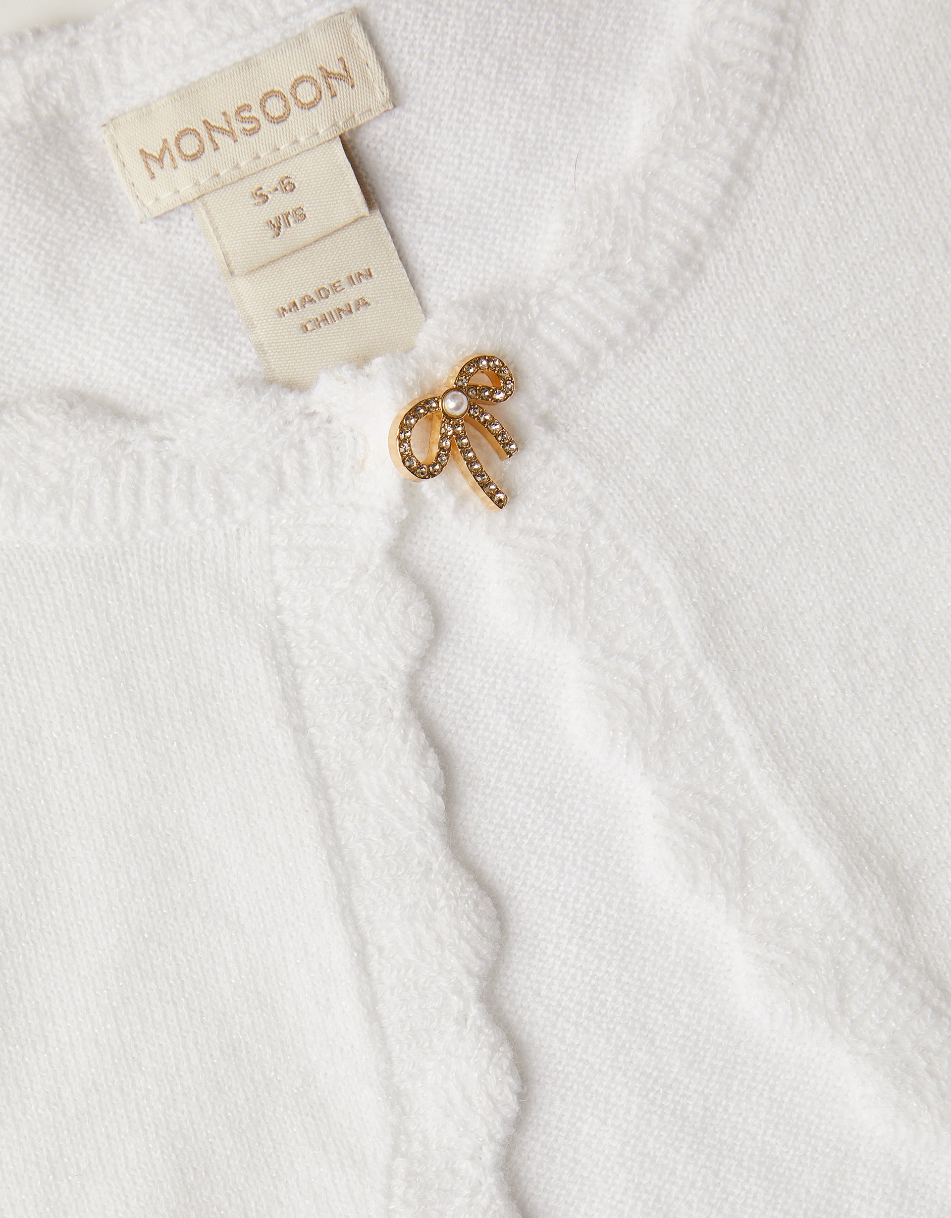 BOLERO - BOW BUTTON MAEVE CARDI