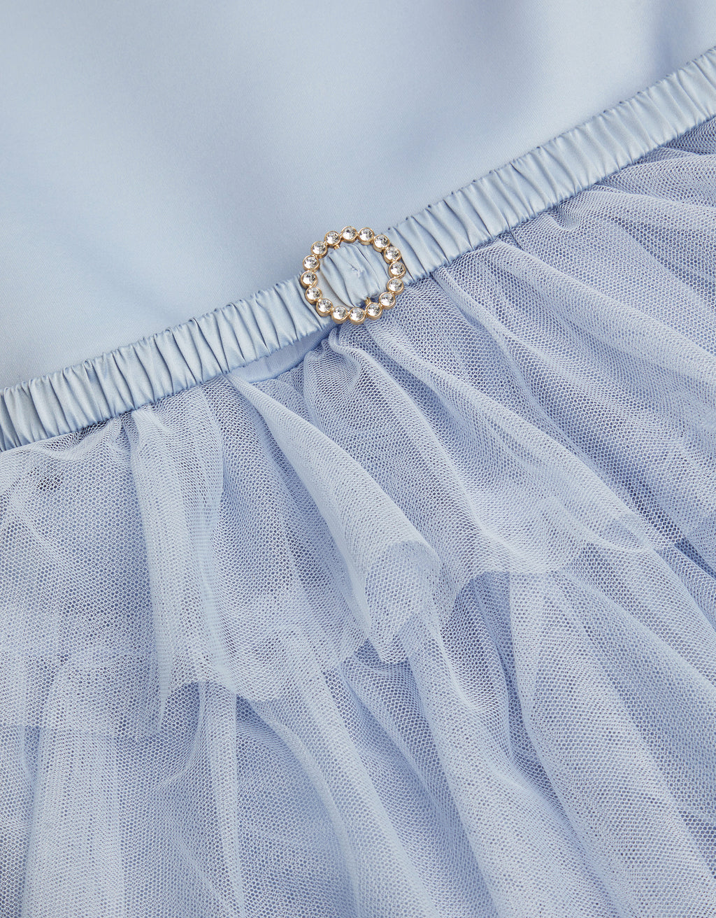 HALJINA - SCUBA BELTED RUFFLE DRESS