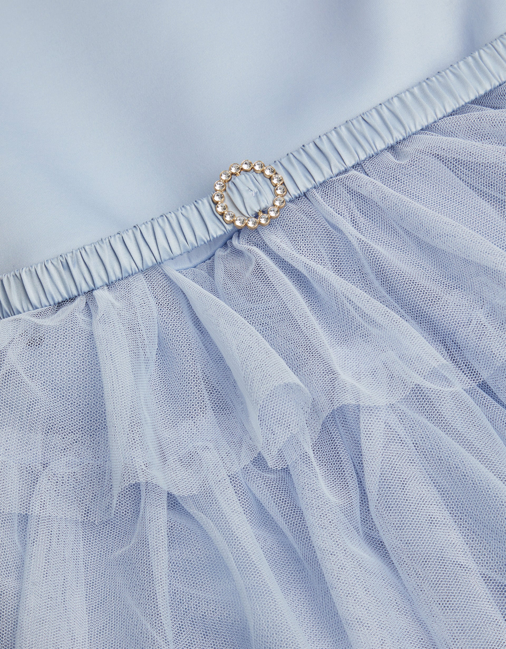 HALJINA - SCUBA BELTED RUFFLE DRESS