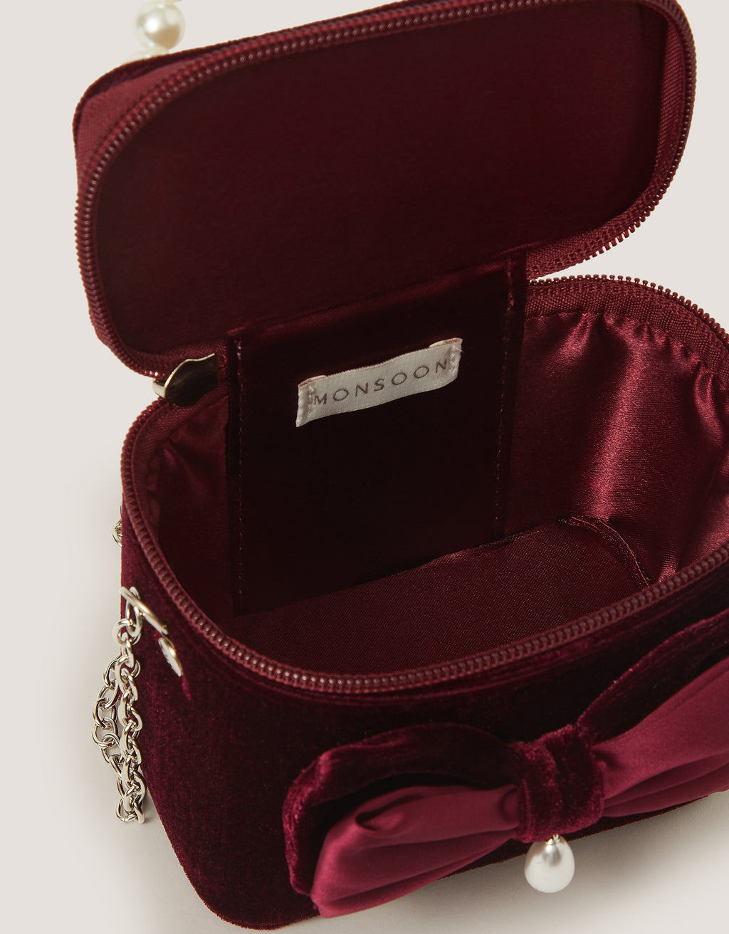 TORBA - VELVET BOW CASE BAG