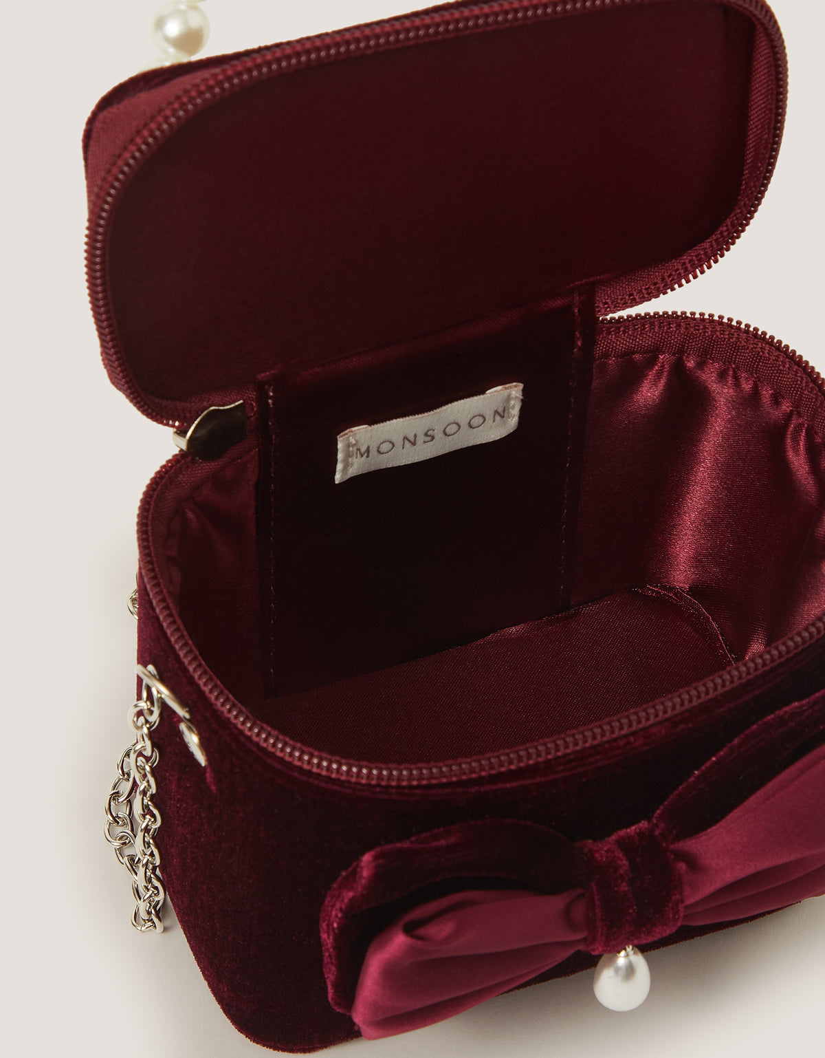 TORBA - VELVET BOW CASE BAG