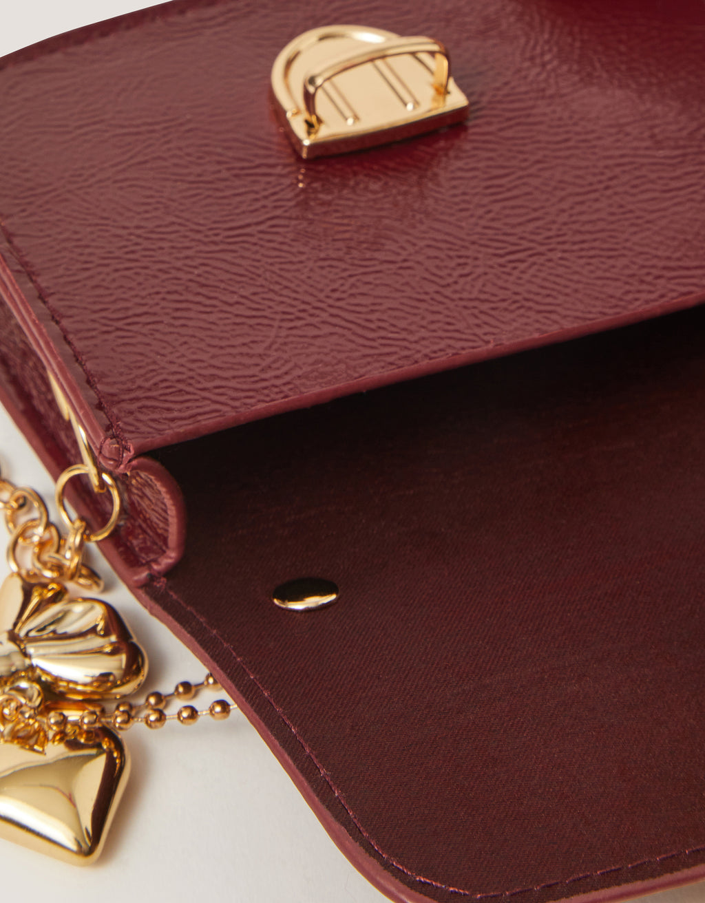 TORBA - PATENT MINI SATCHEL