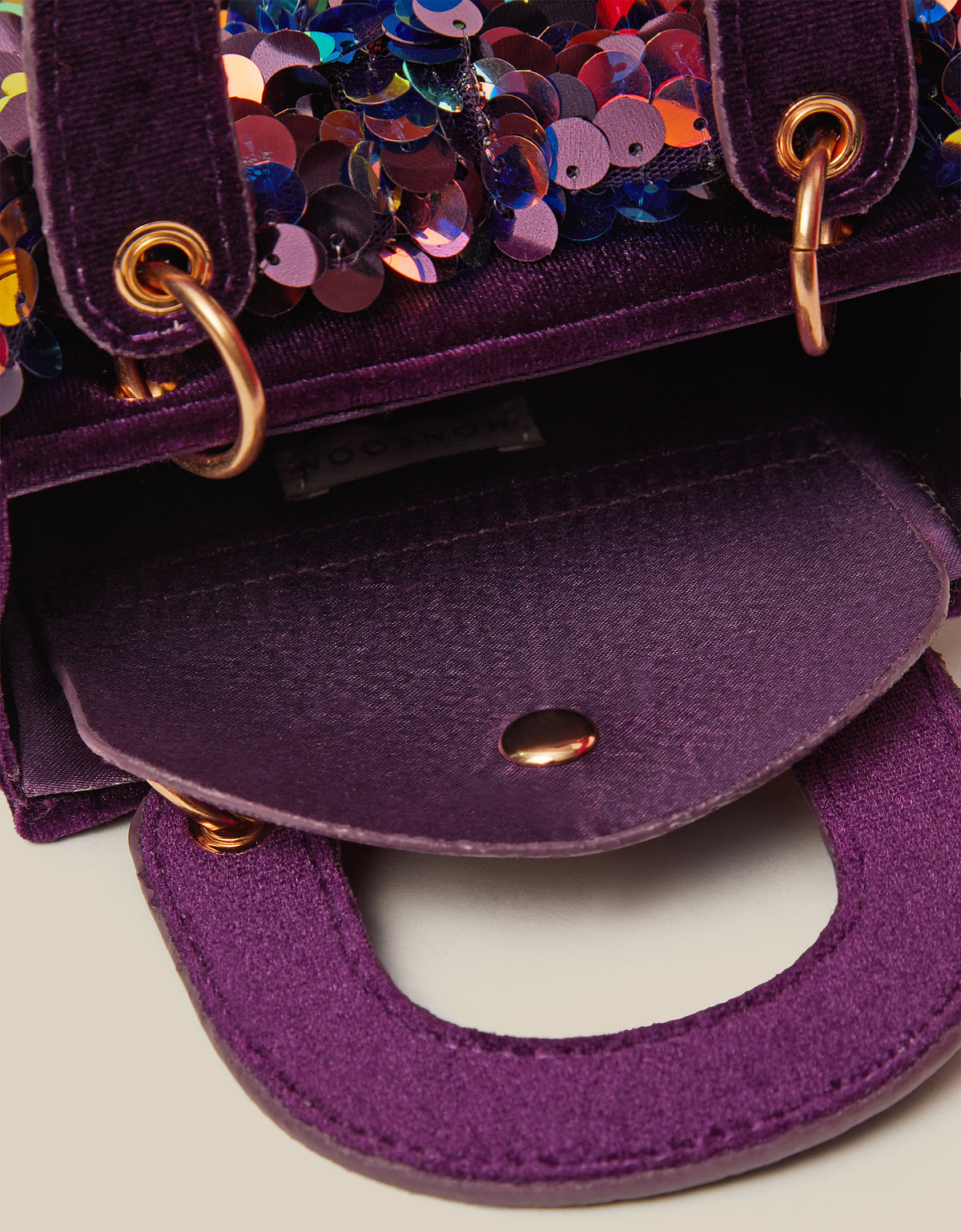 TORBA - SHERBERT SEQUIN BOW TOTE