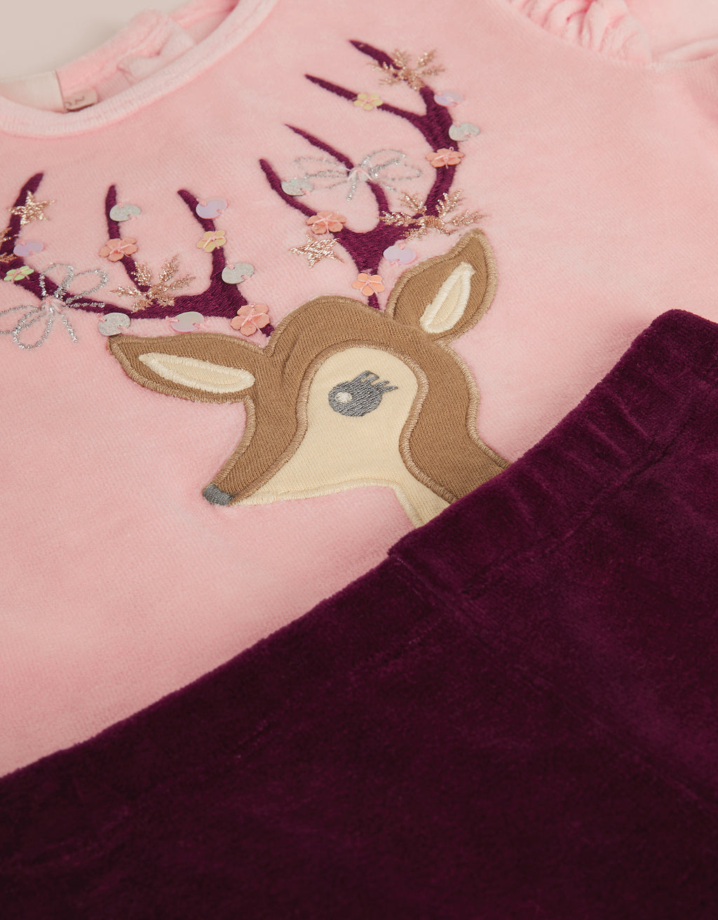 SET - BBY DEER TOP & LEGING SET