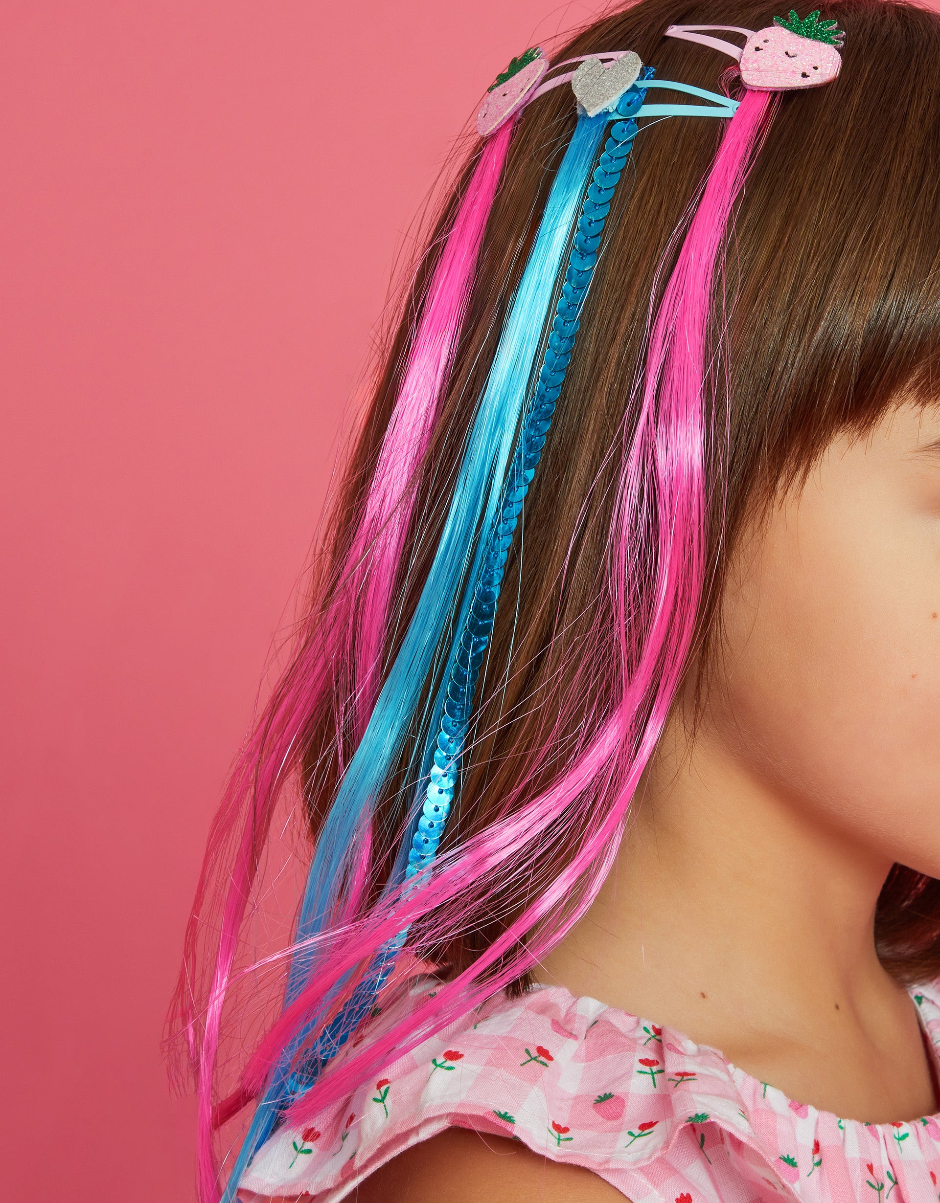 AKSESOAR ZA KOSU - 4 X STRAWBERRY FAKE HAIR