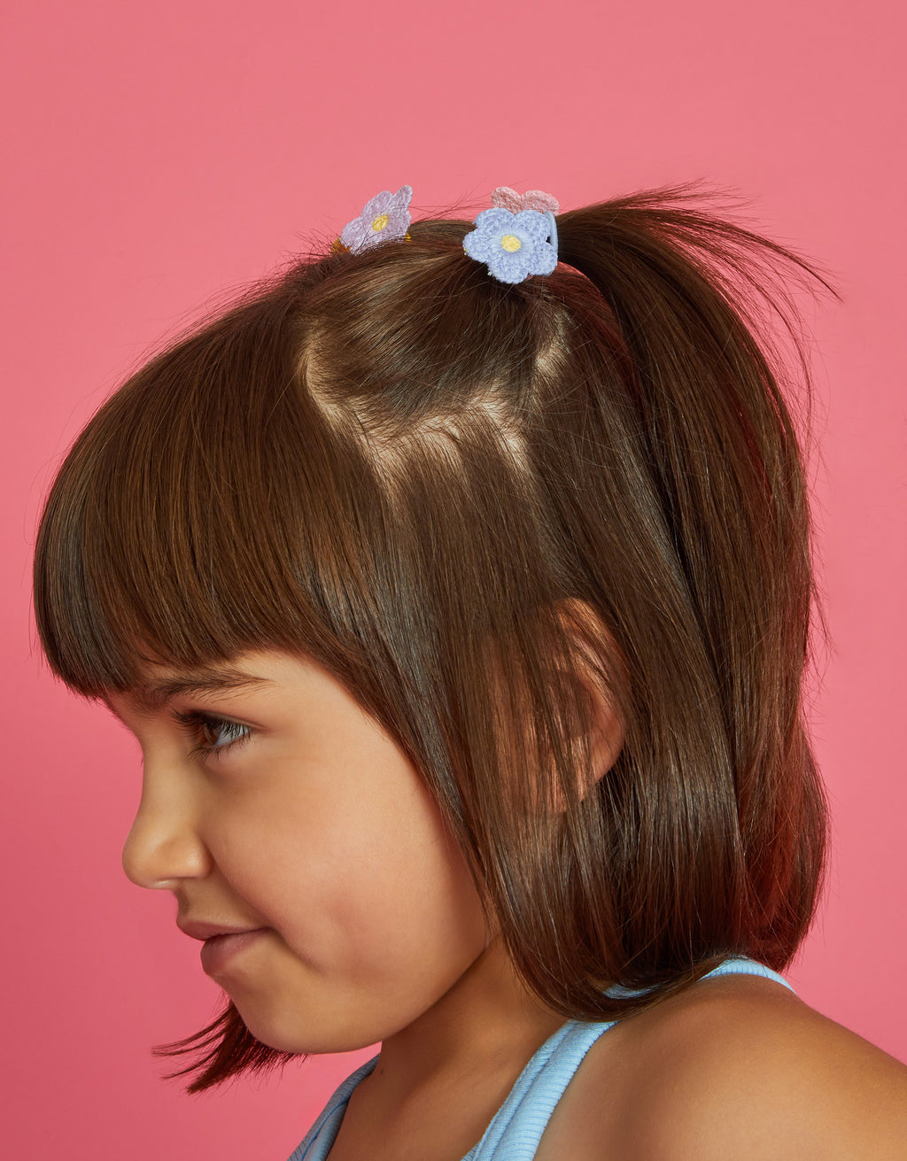 SET GUMICA ZA KOSU - CROCHET FLOWER PONY PACK