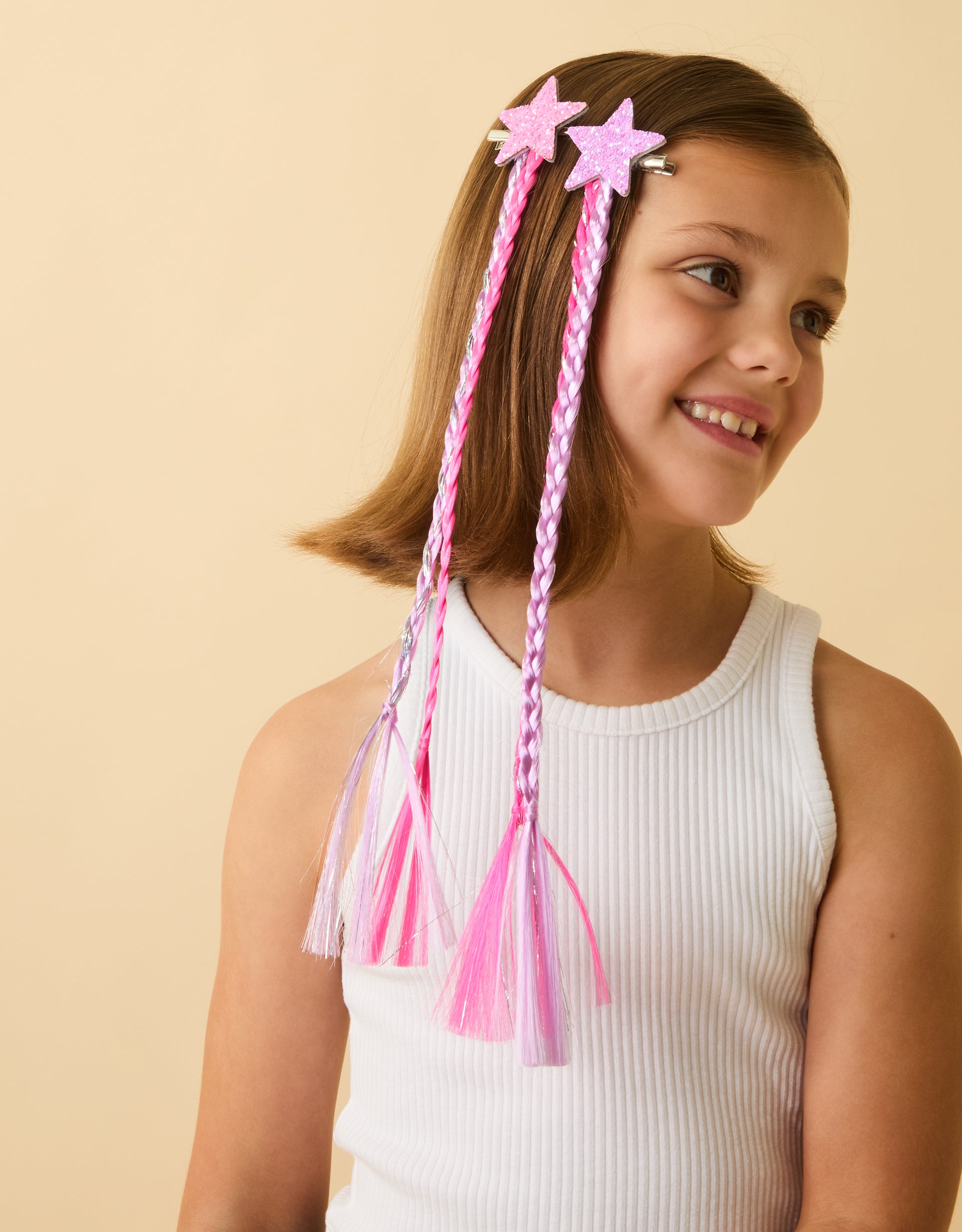 AKSESOAR ZA KOSU - 2 X STAR FAKE HAIR