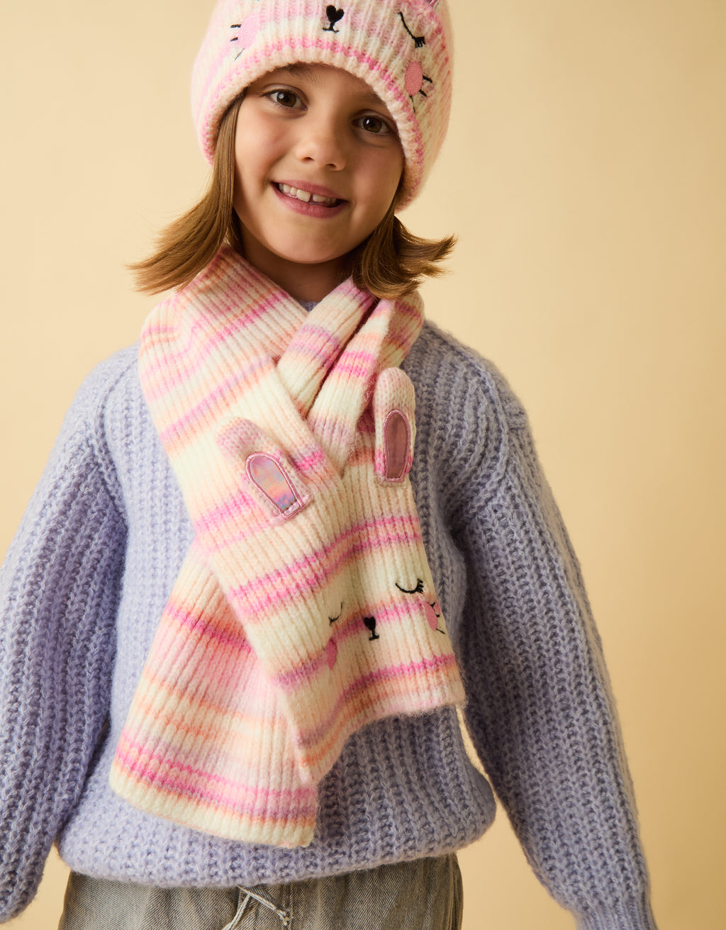 SAL - BUNNY KNIT SCARF