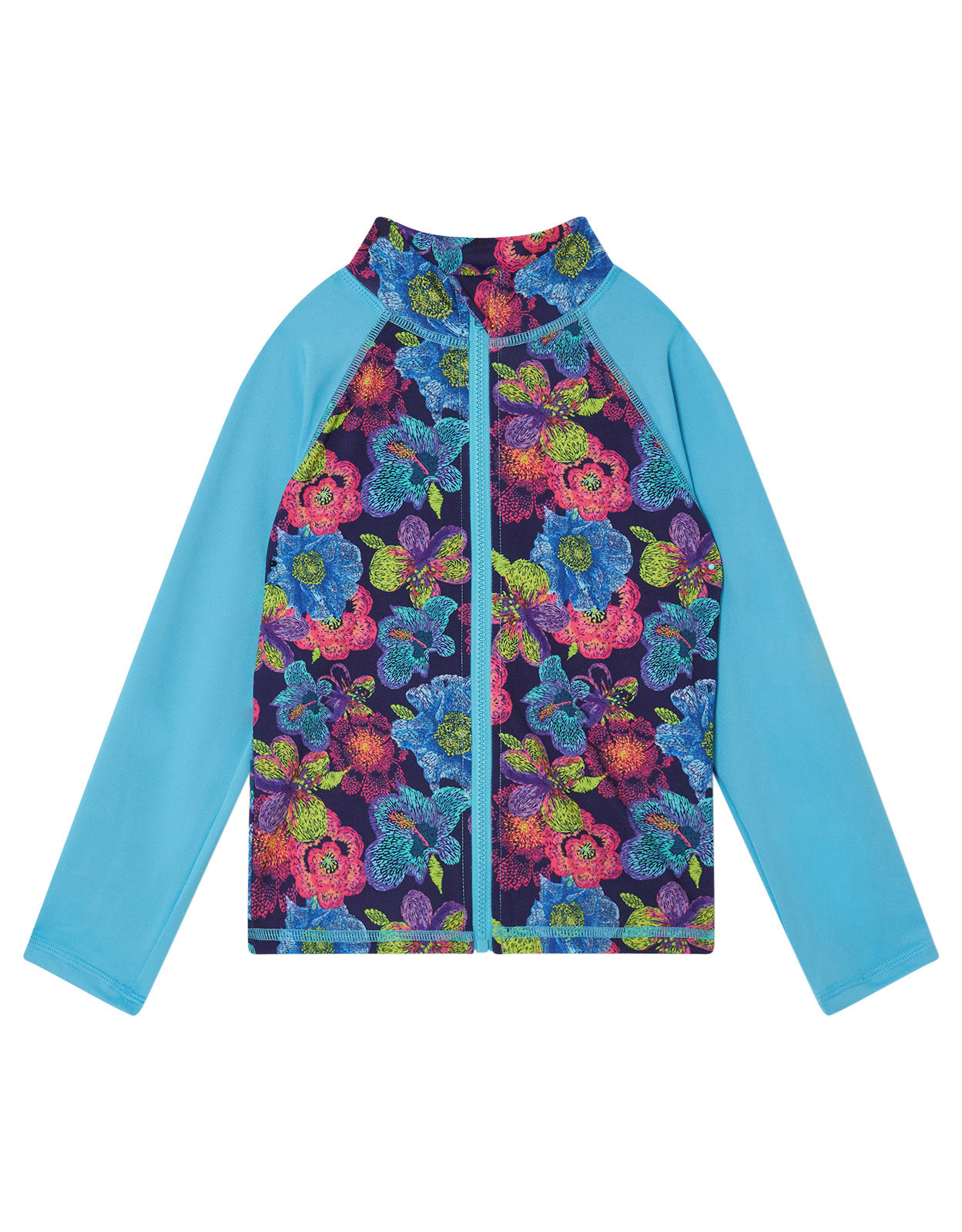 KUPACI KOSTIM - SKETCHY FLORAL UPF50 TOP