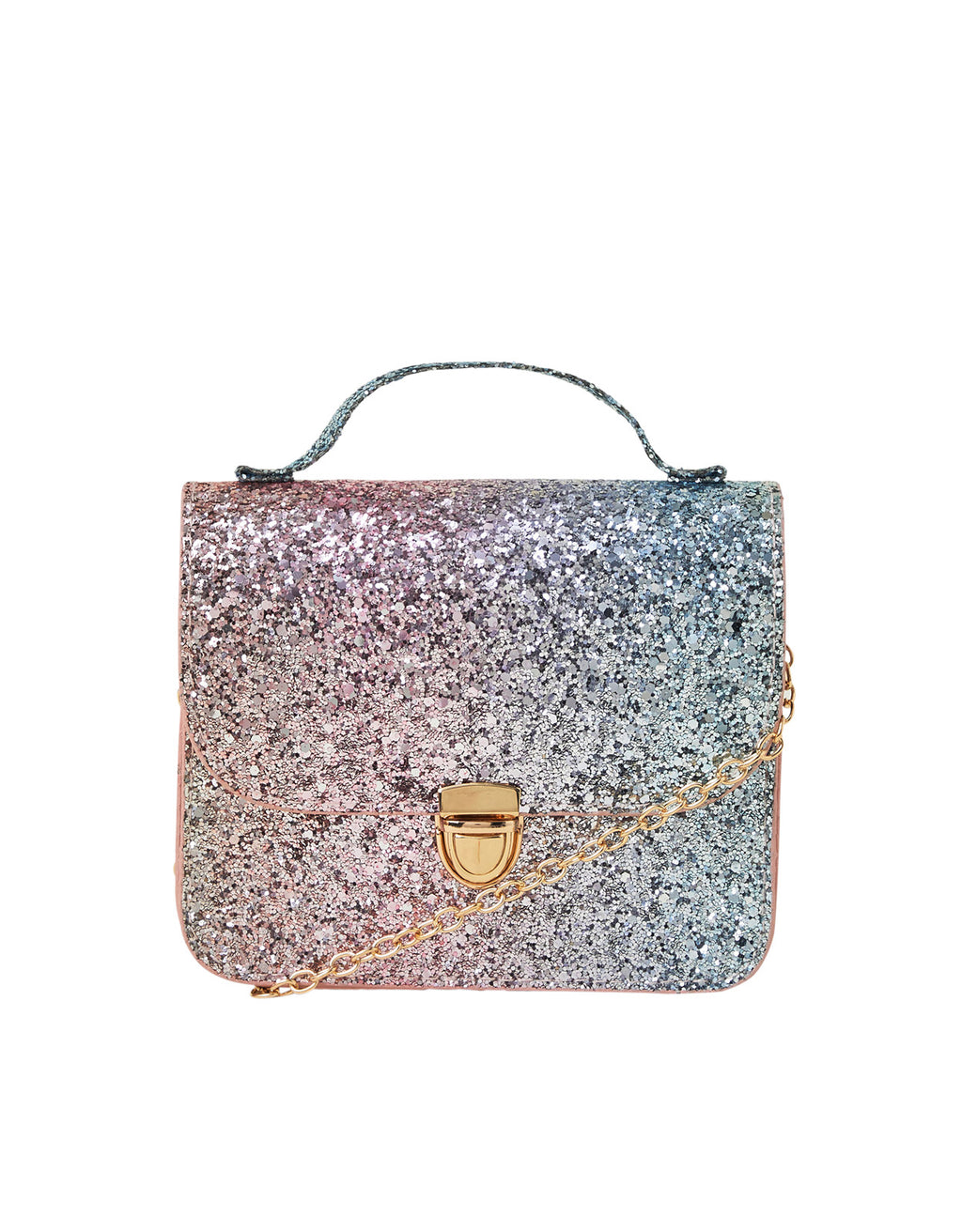 TORBA - RAINBOW GLITTER SATCHEL