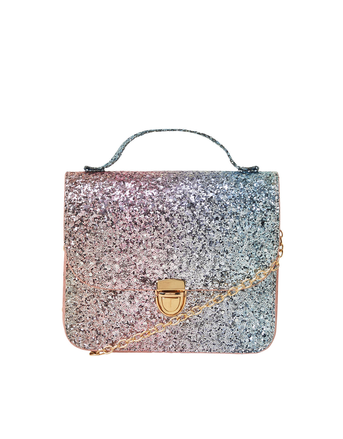 TORBA - RAINBOW GLITTER SATCHEL