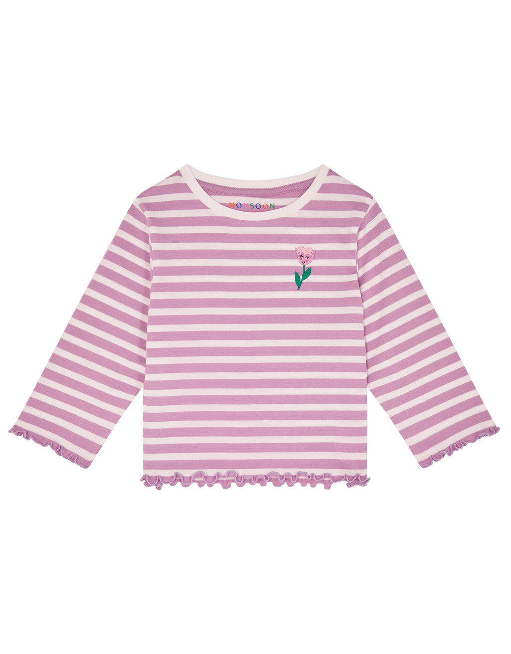 MAJICA - 3/4 SLEEVES STRIPE TOP