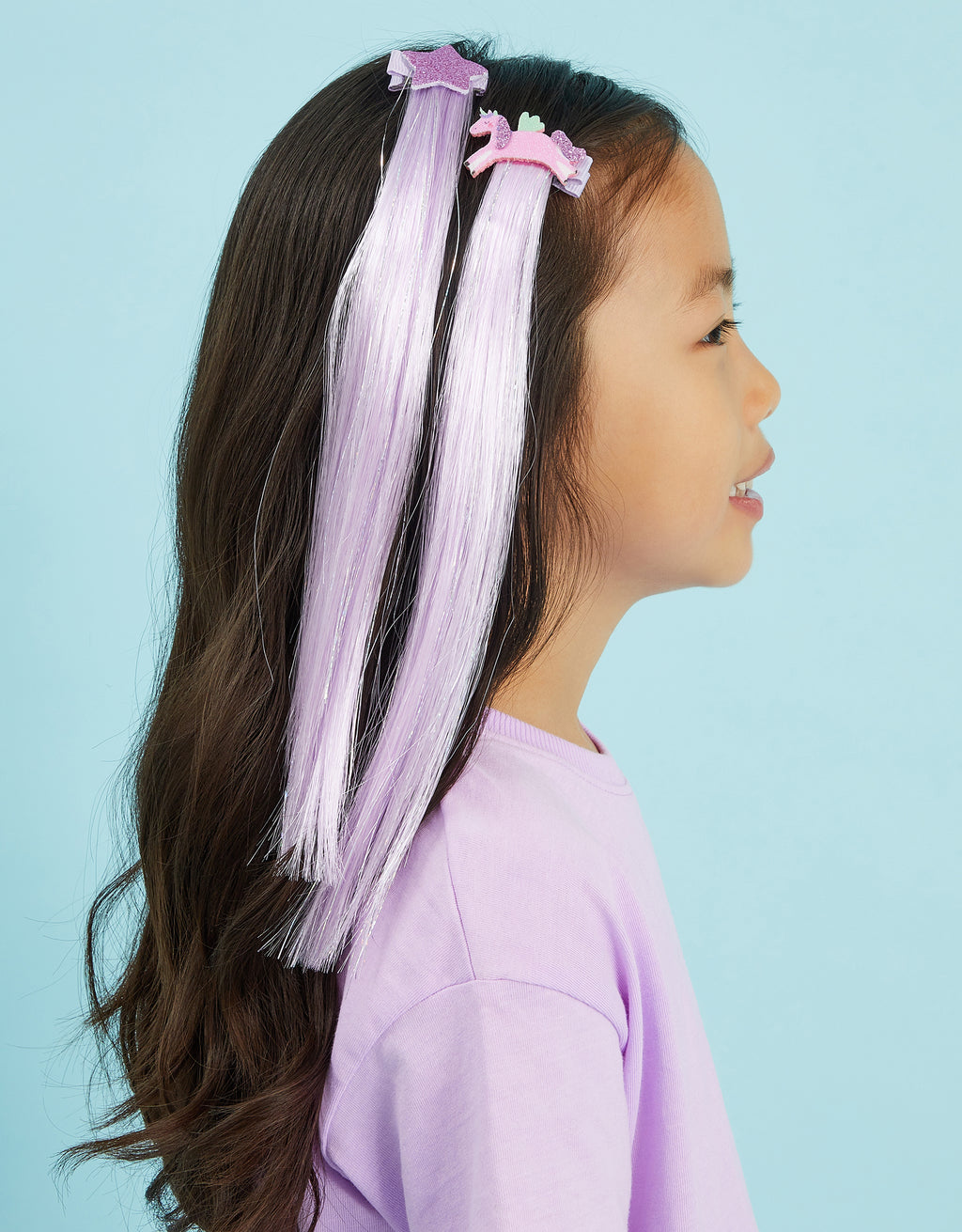 AKSESOAR ZA KOSU - 2 X SPARKLE FAKE HAIR CLI