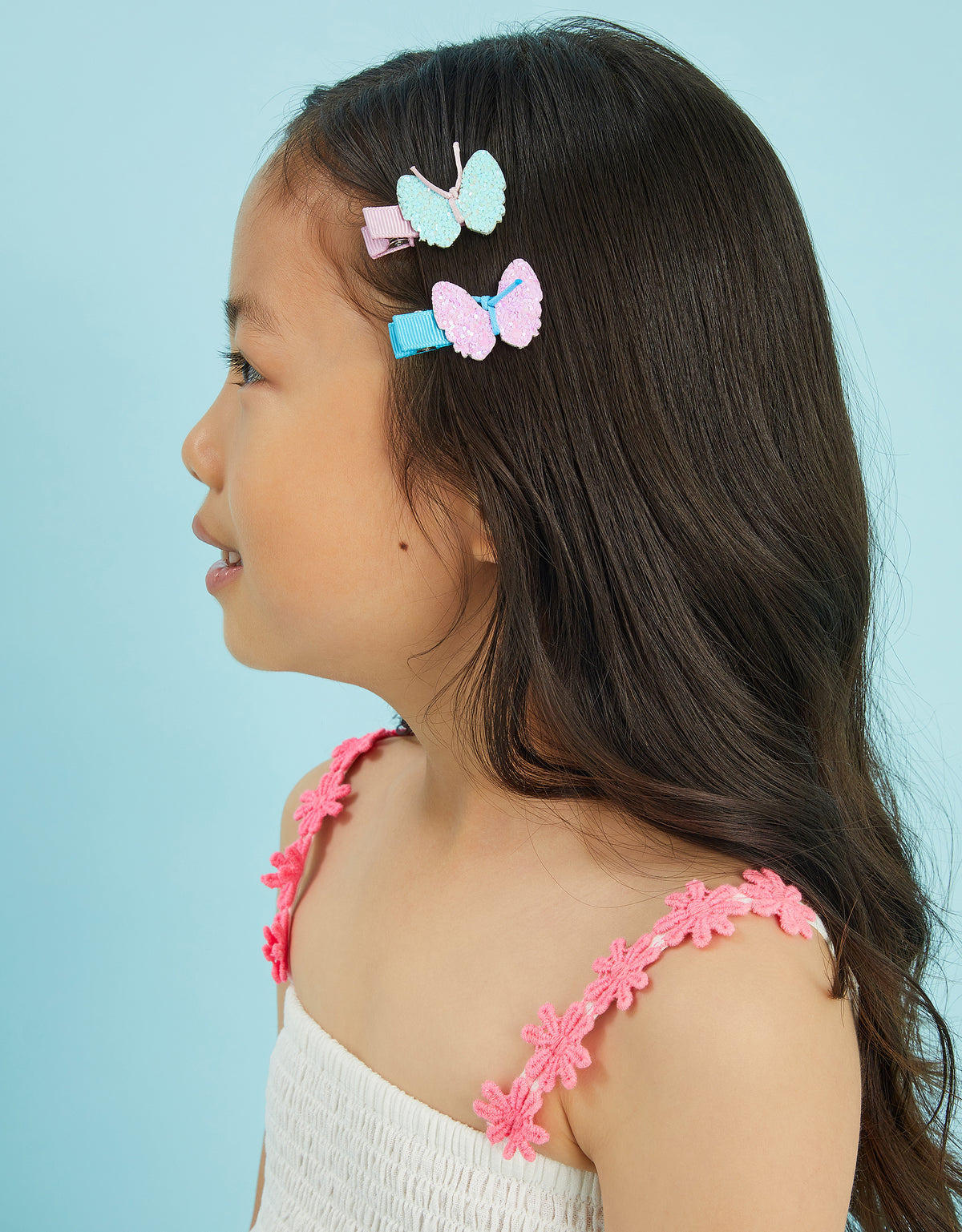 SET SNALA - 4 X BUTTERFLY SALON CLIPS