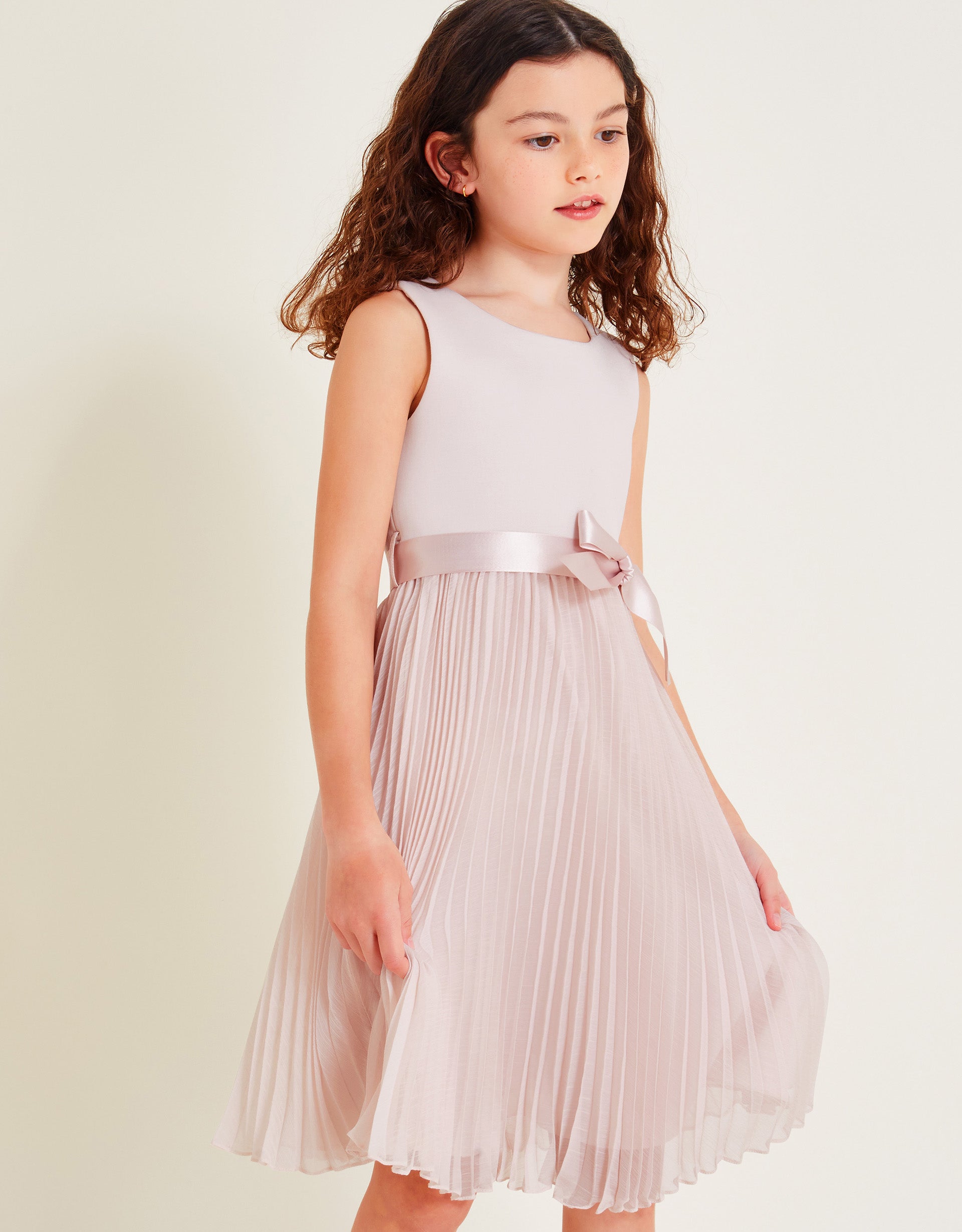 HALJINA - SALLY SCUBA PLEATED DRESS