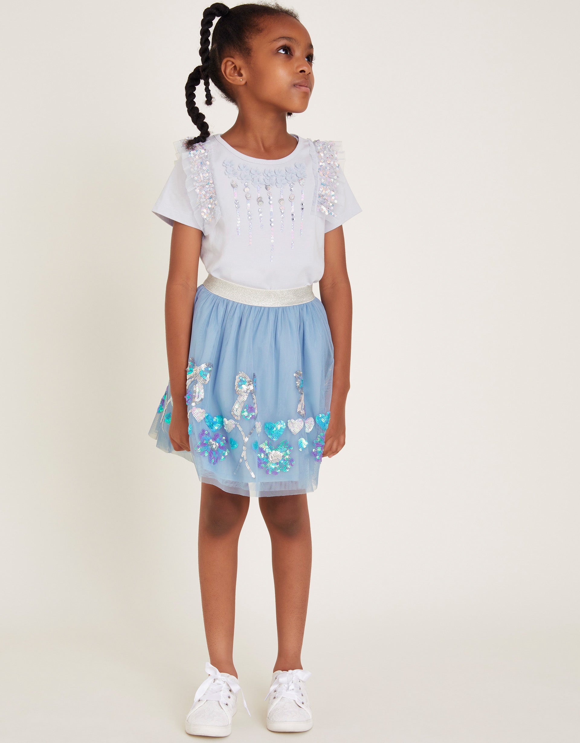 SUKNJA - BOW SEQUIN DISCO SKIRT