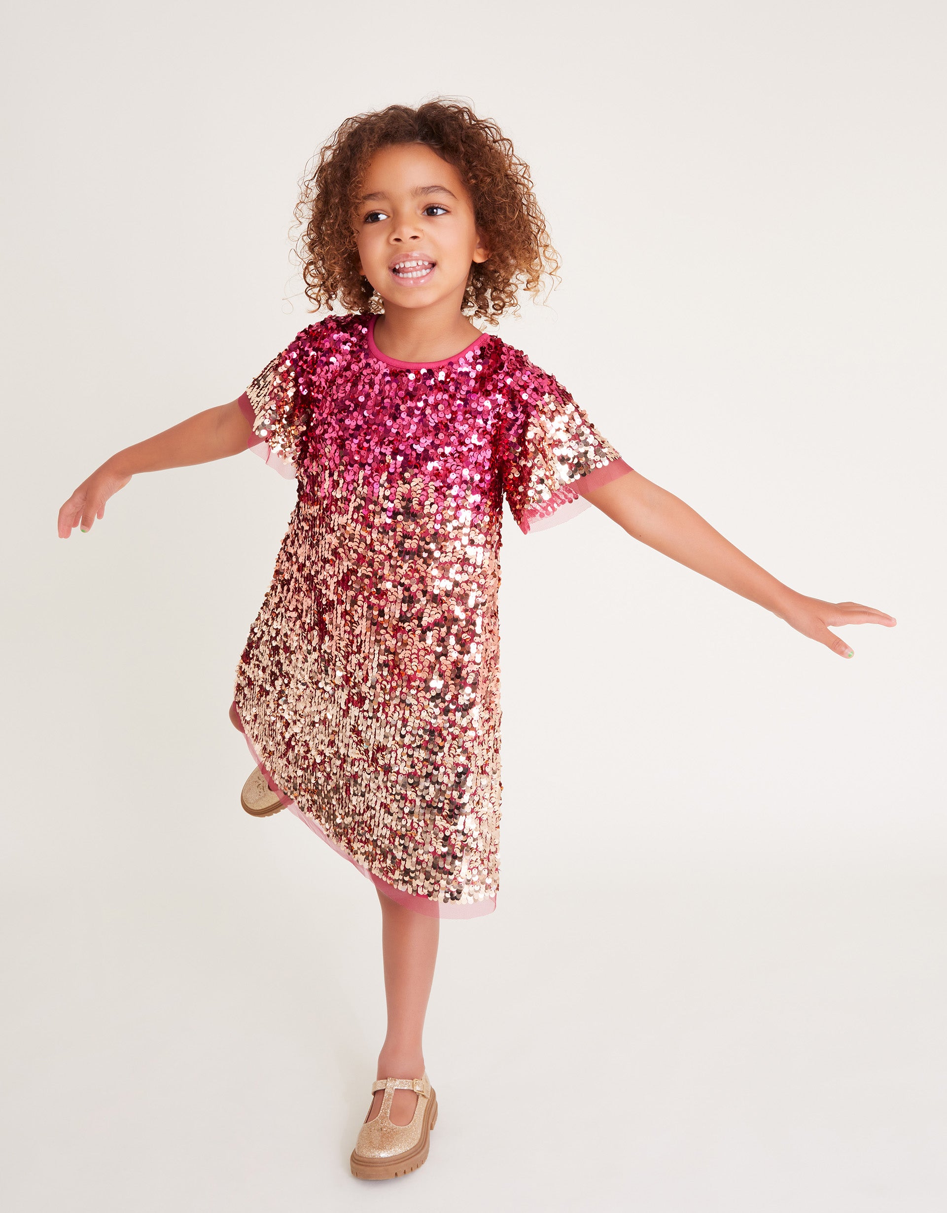 HALJINA - OMBRE SEQUIN DRESS