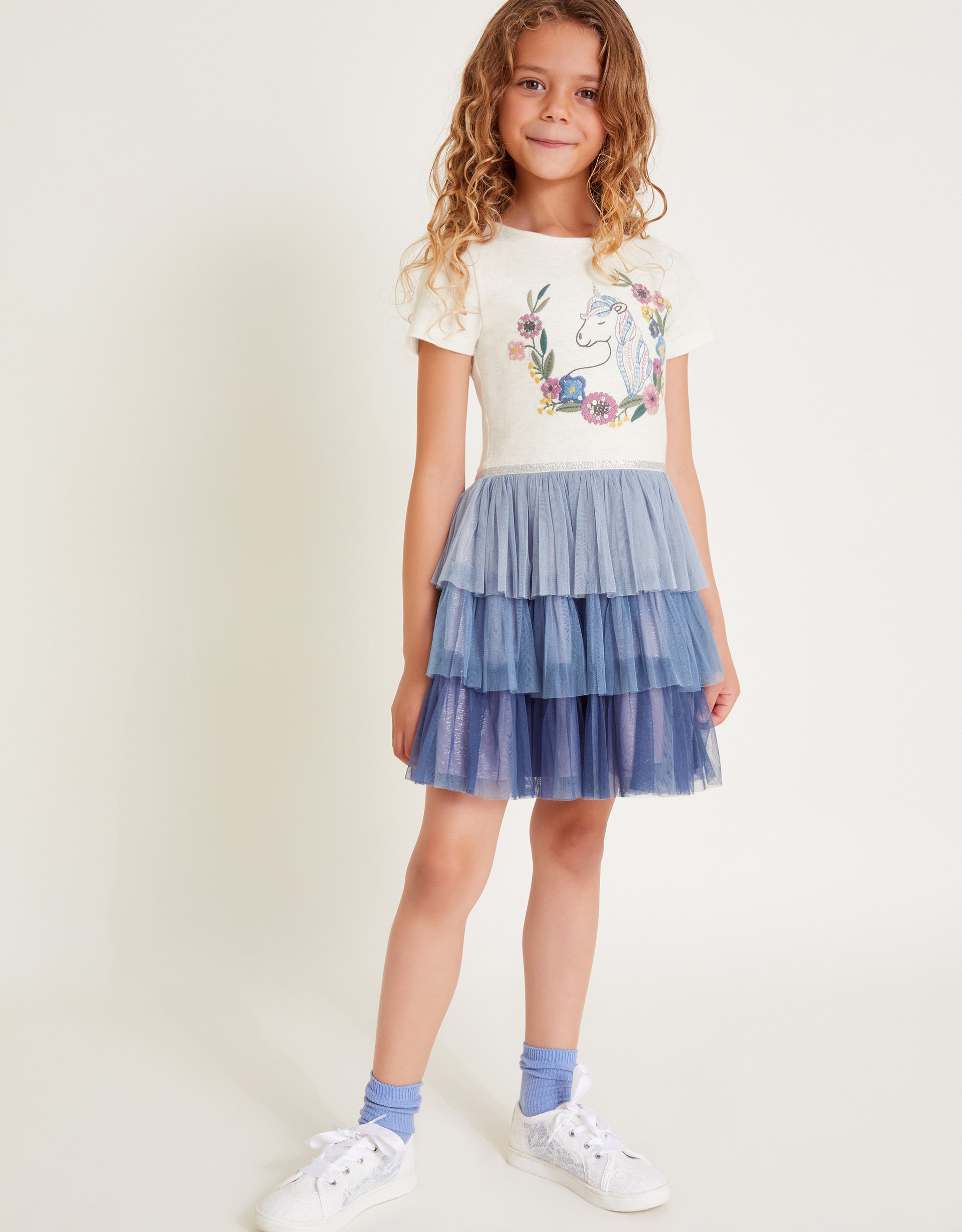 HALJINA - SS UNICORN DISCO DRESS