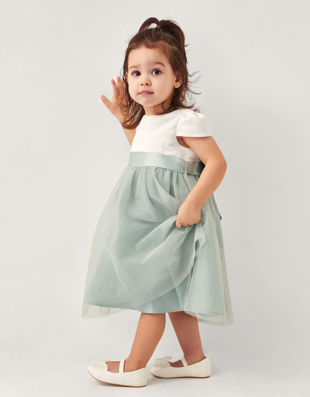 HALJINA - BABY TULLE BMAID DRESS