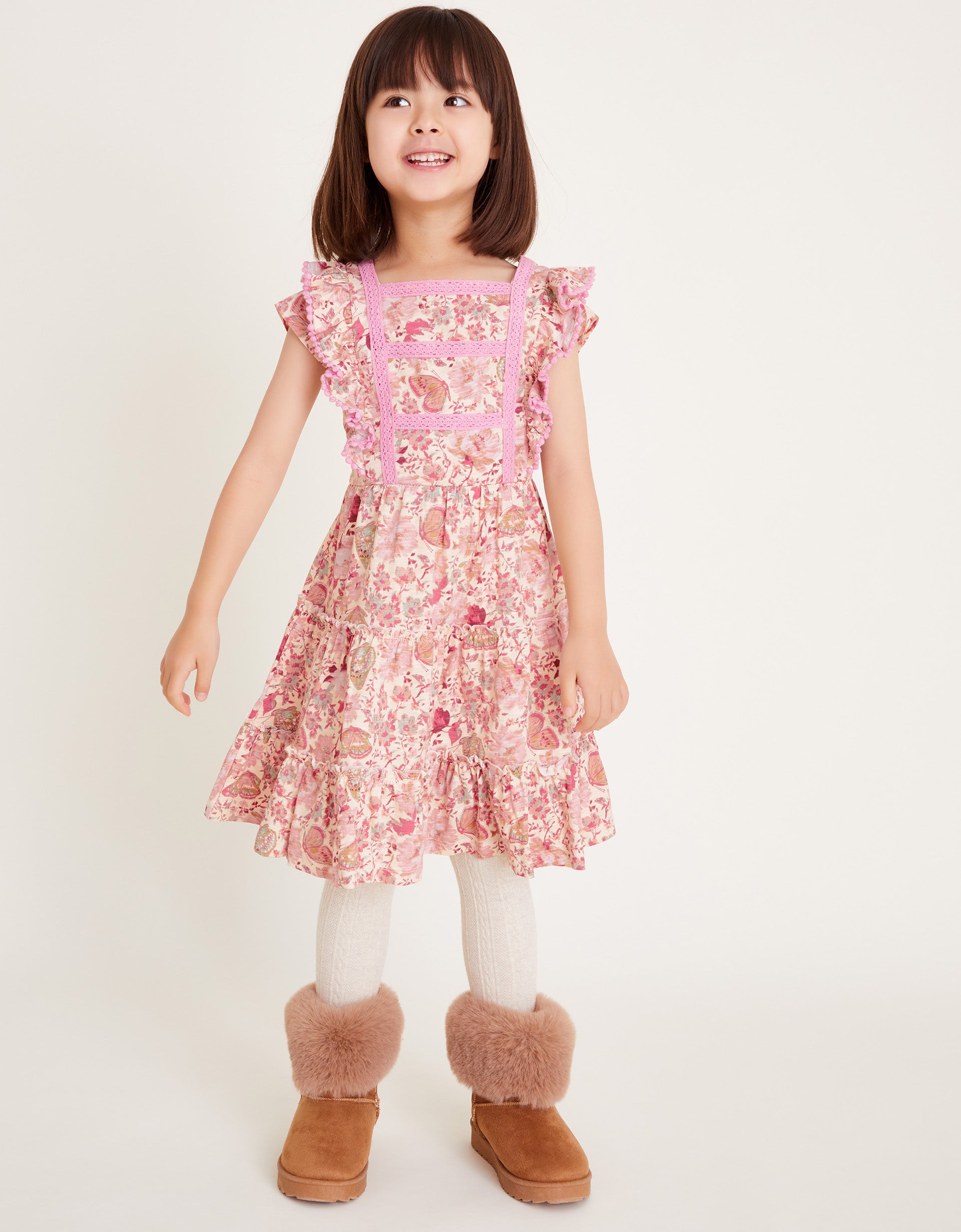 HALJINA - BUTTERFLY FLORAL JERSEY D