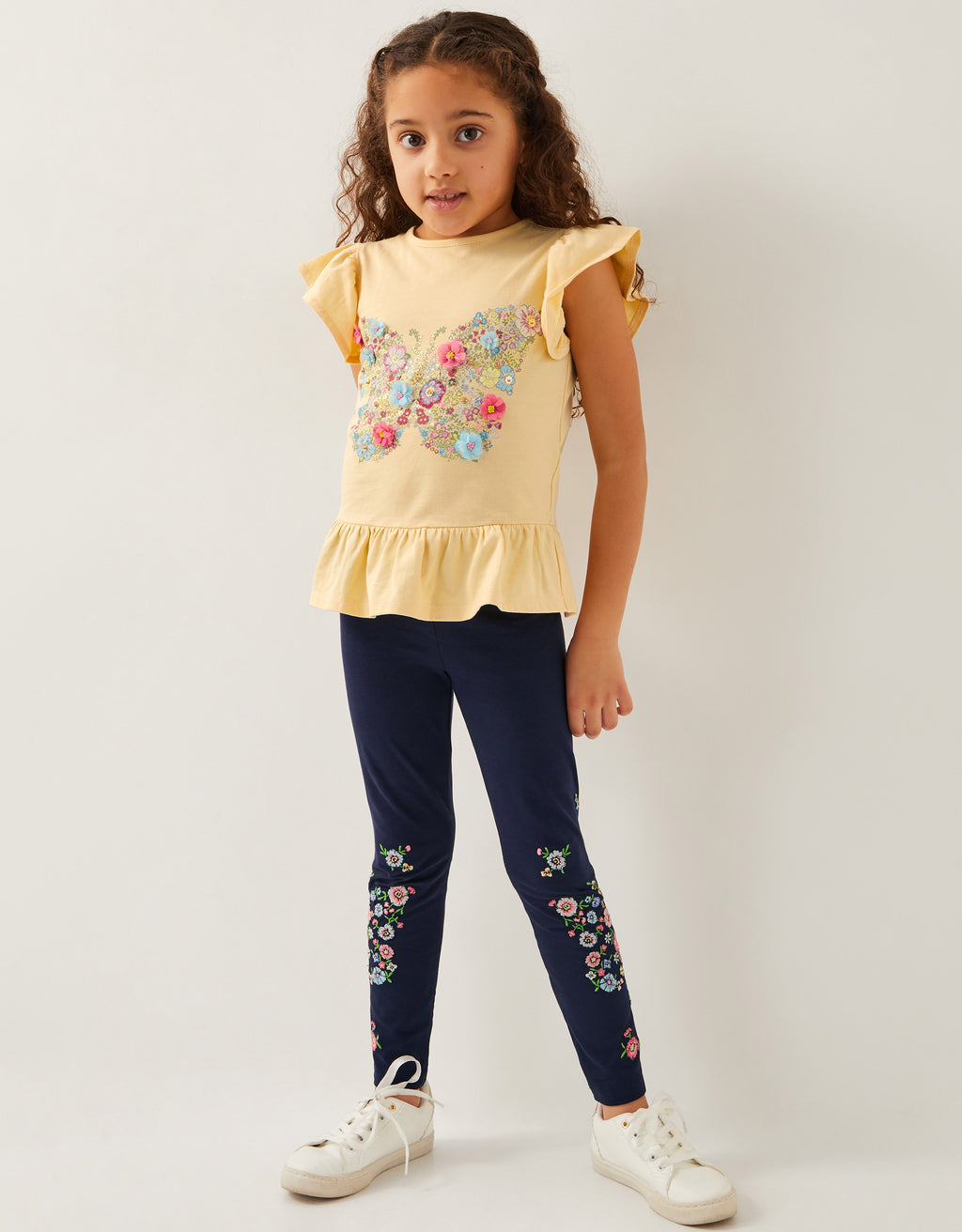 MAJICA - YELLOW BUTTERFLY T-SHIRT
