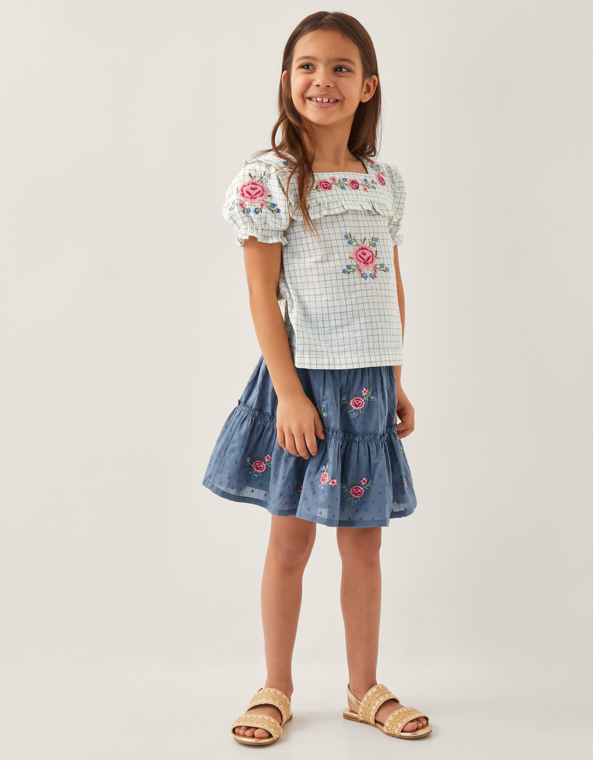 SUKNJA - BOUTIQUE EMB RARA SKIRT