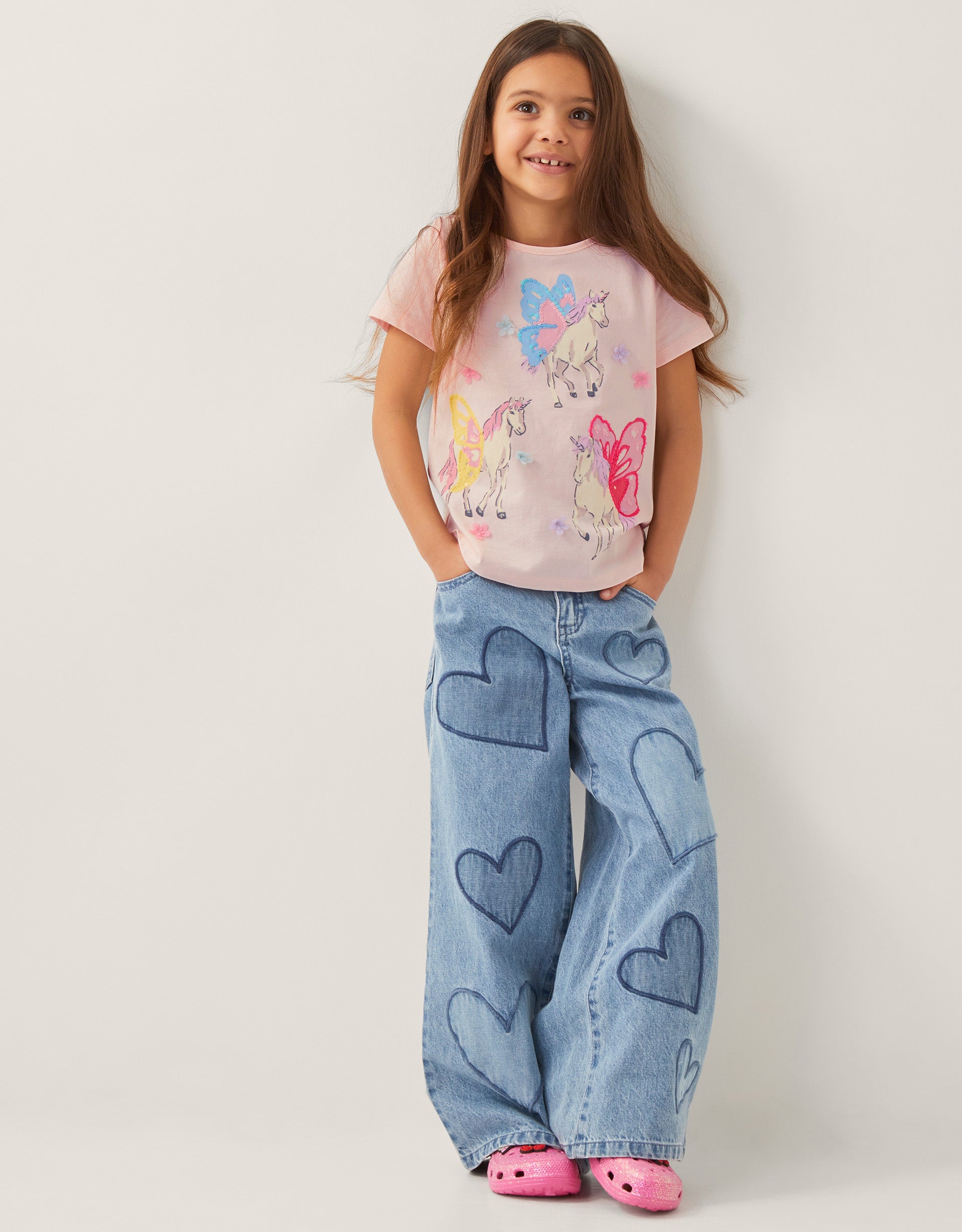 MAJICA - FLWER BFLY UNICORN TSHIRT