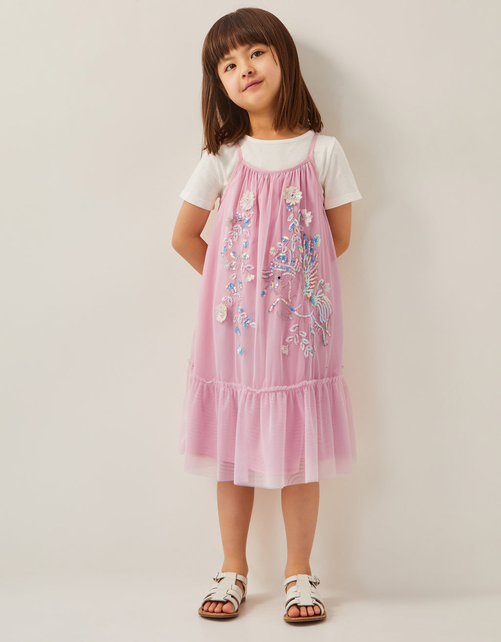 SET - UNICORN EMBELLISHED CAMI