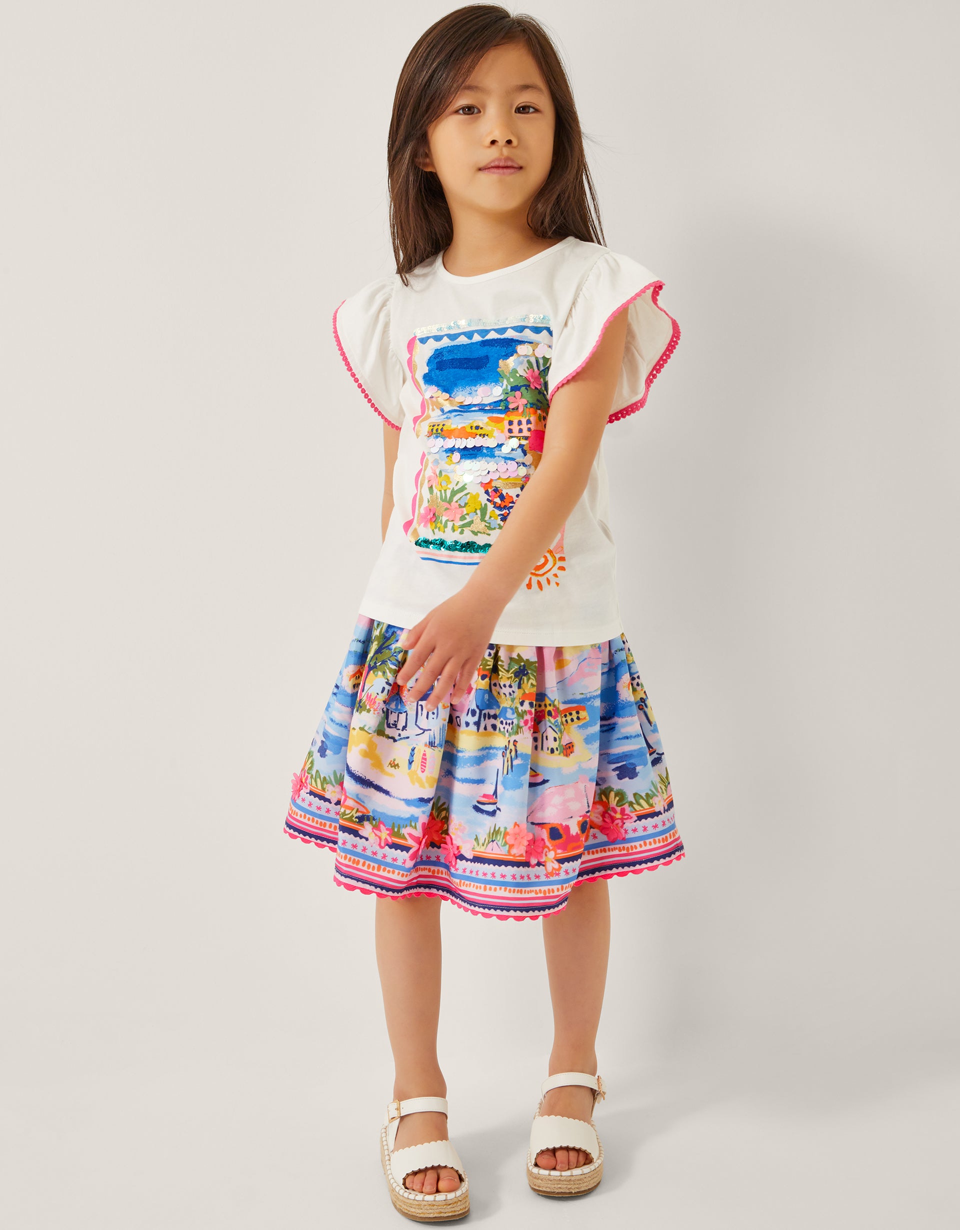 SUKNJA - RESORT SCENE SKIRT