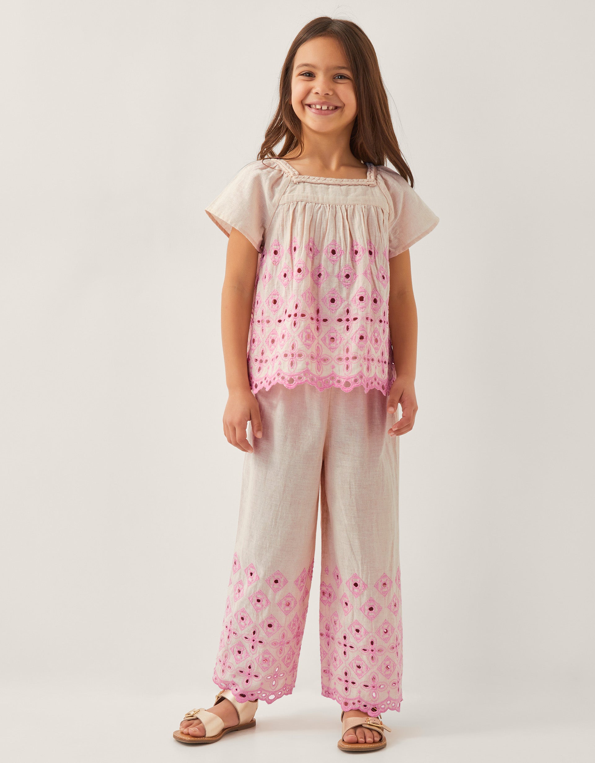 BLUZA - COTTON FLEX EMB TOP